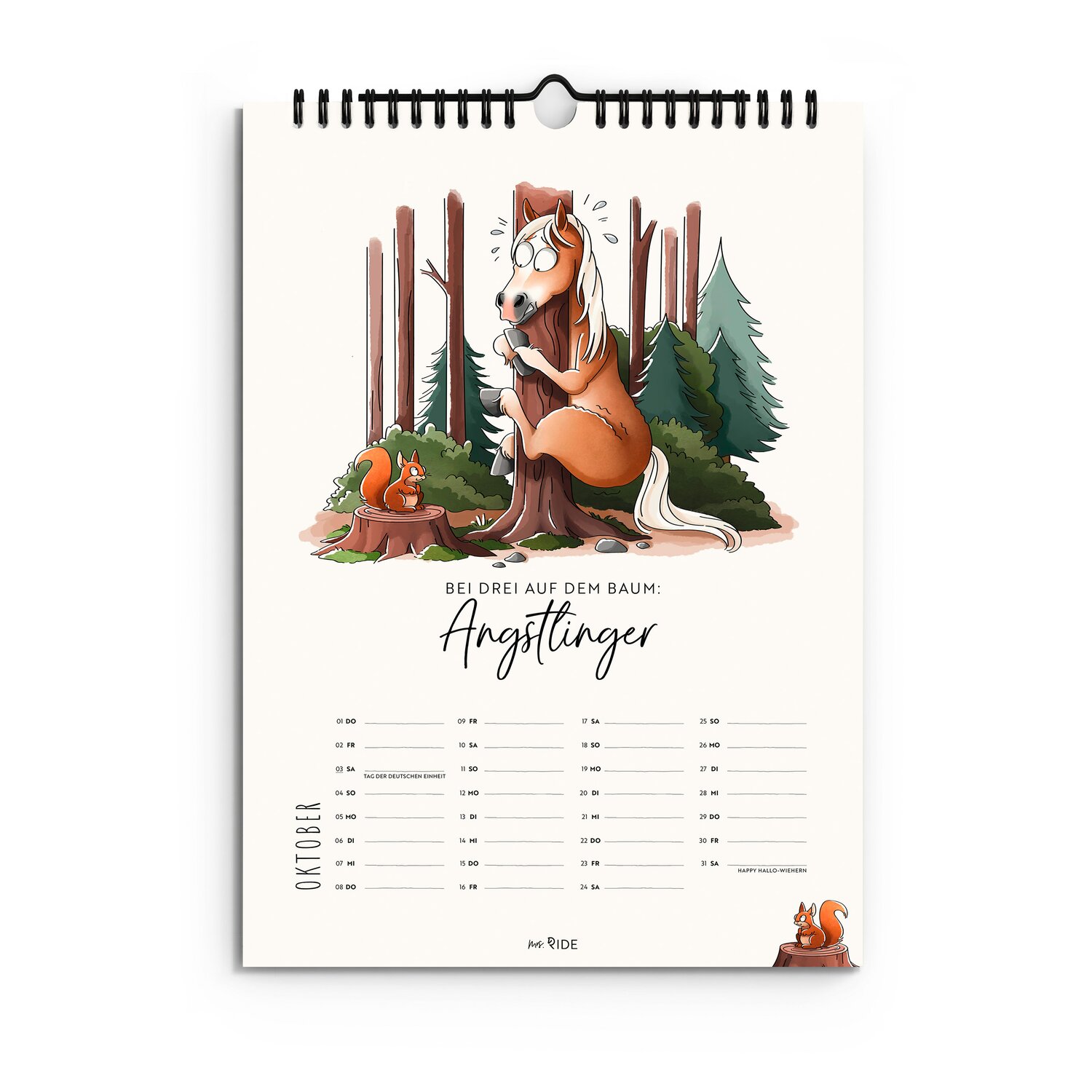 mrs. RIDE Kalender Haflinger 2026 – Ansicht 5