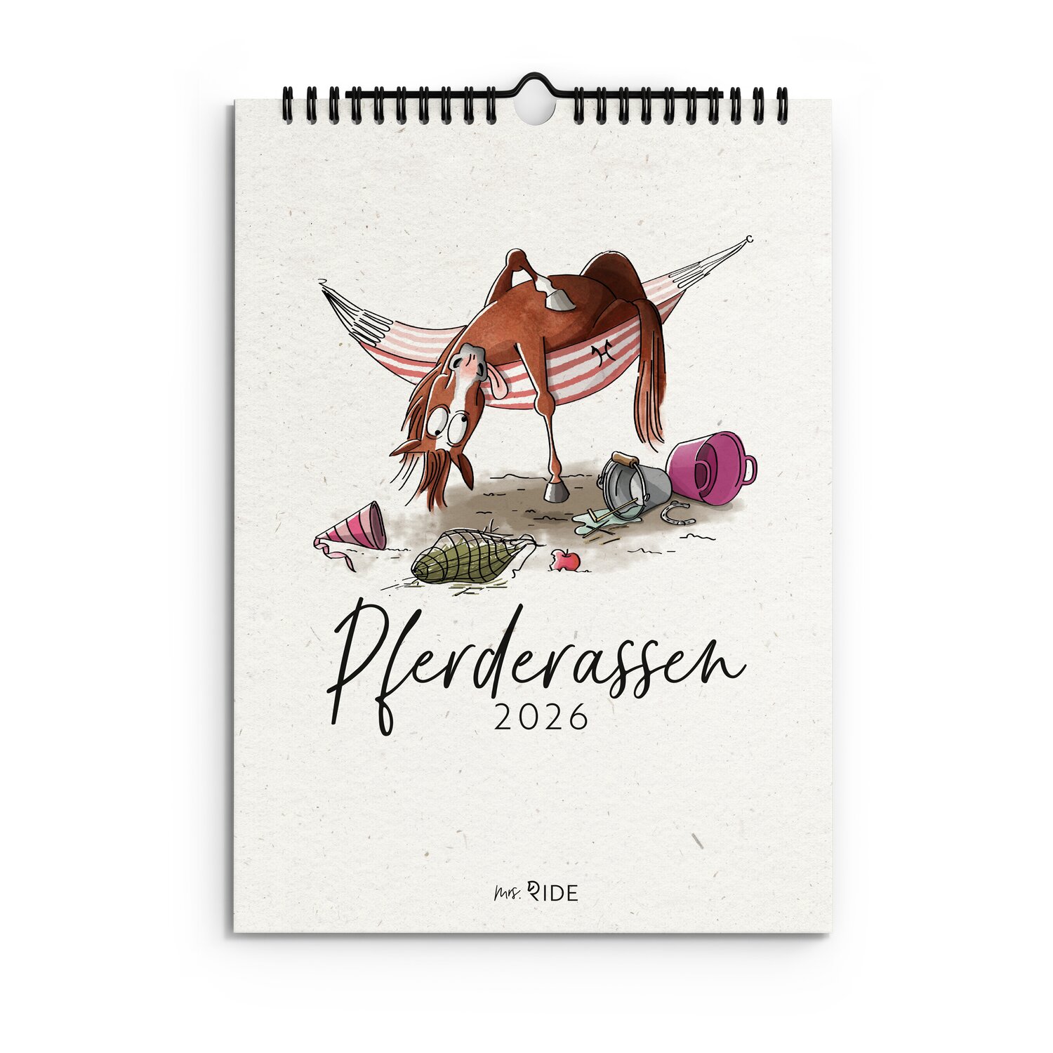 mrs. RIDE Kalender Pferderassen 2026 – Ansicht 1