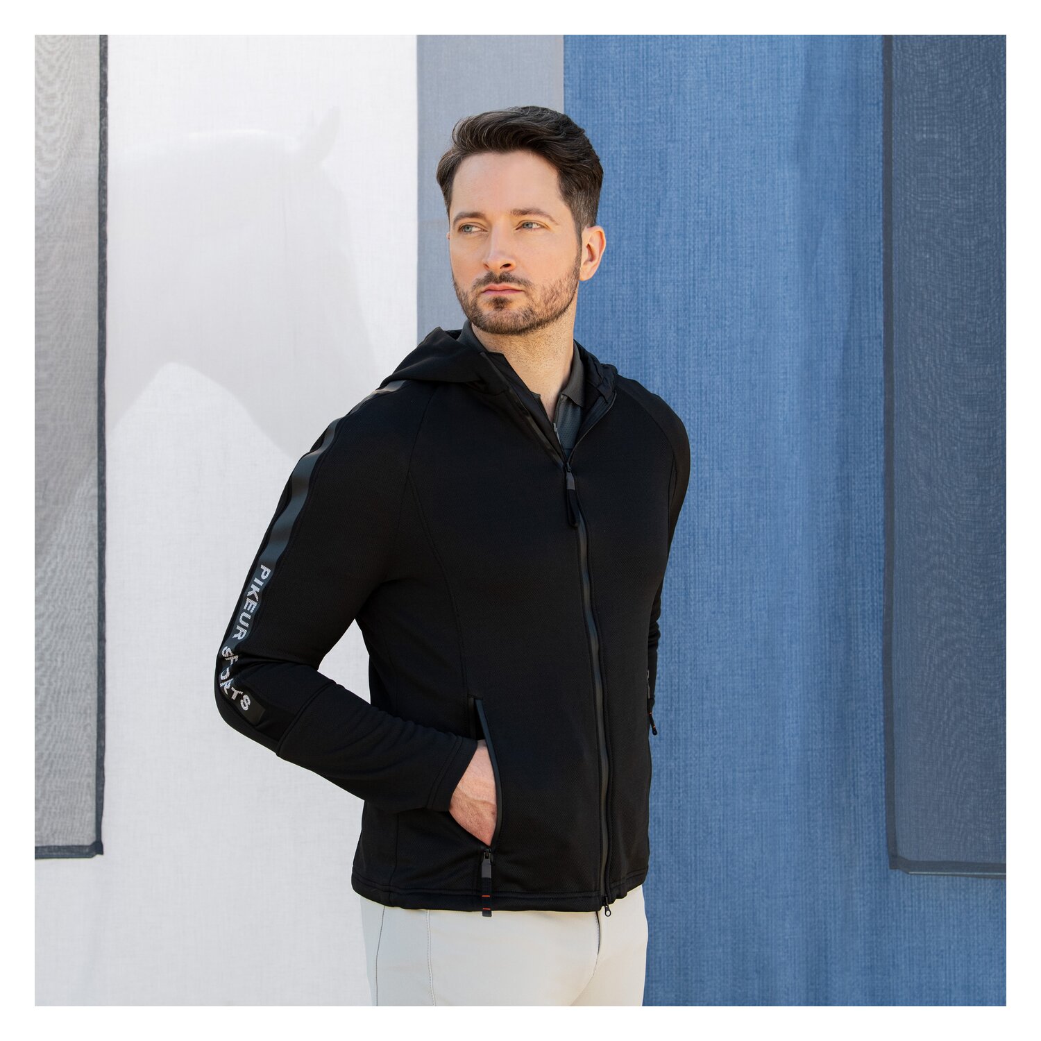 PIKEUR Sports Herren-Mesh-Neoprenjacke – Ansicht 2