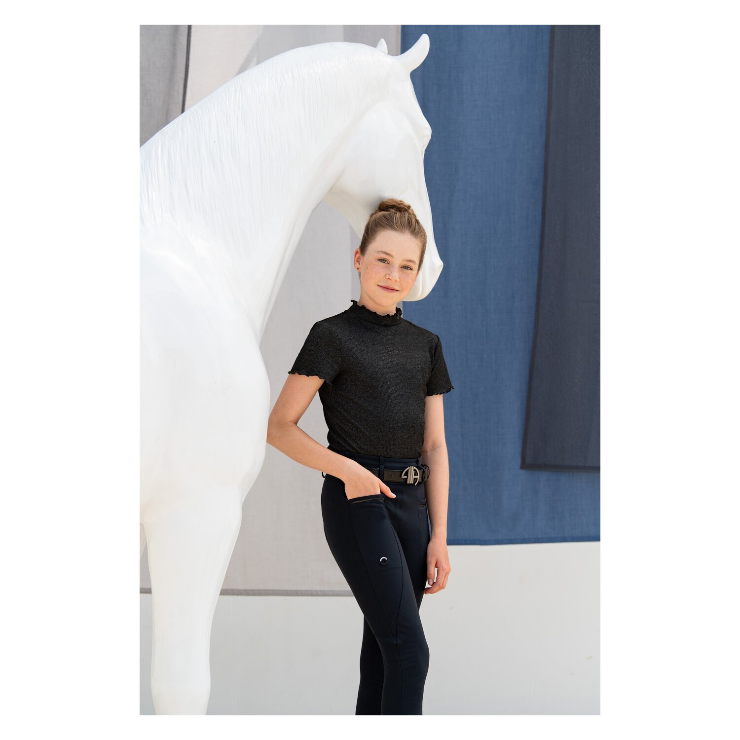 PIKEUR Athleisure Gesäßeinsatz-Reithose Grip – Ansicht 3