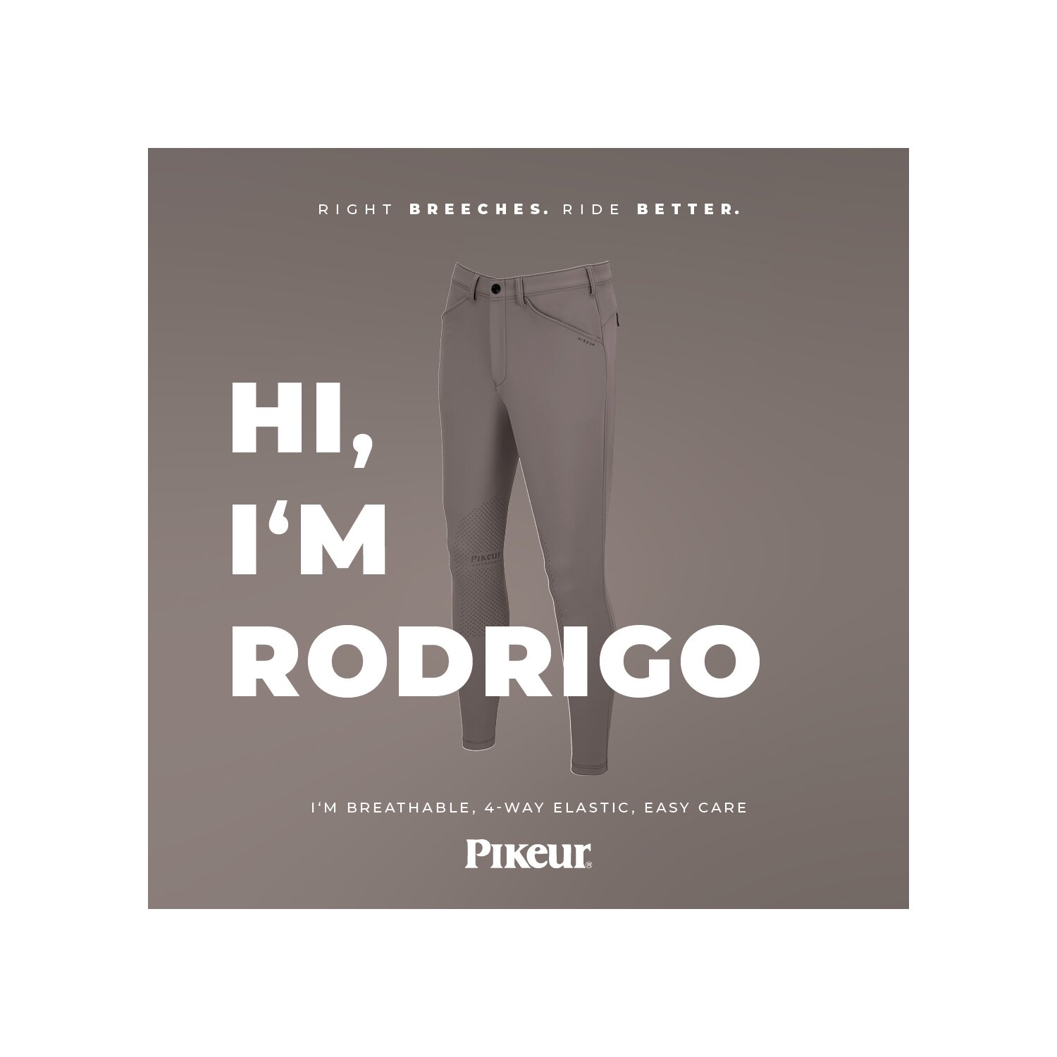 PIKEUR Sports Collection Kniebesatz-Reithose New Rodrigo KN, für Herren – Ansicht 7