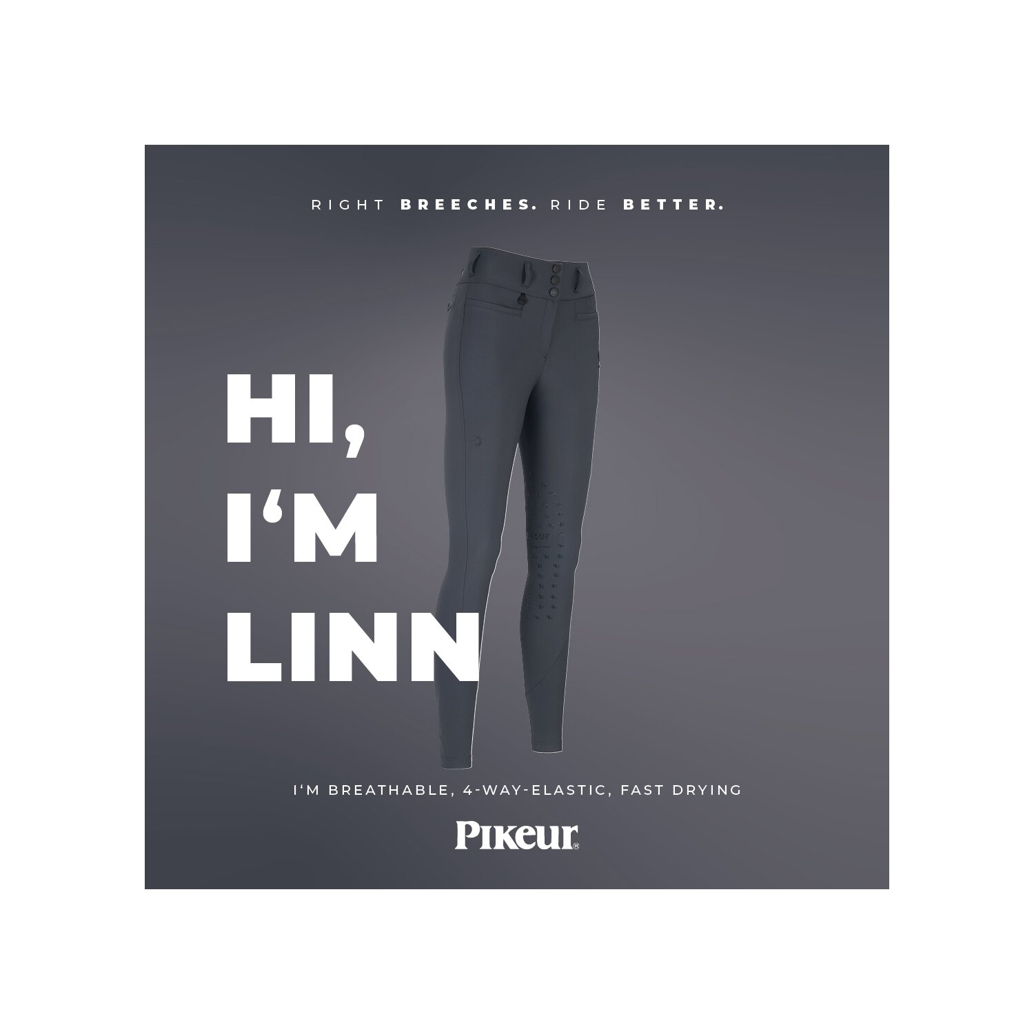 PIKEUR Linn SD Highwaist Reithose – Ansicht 3