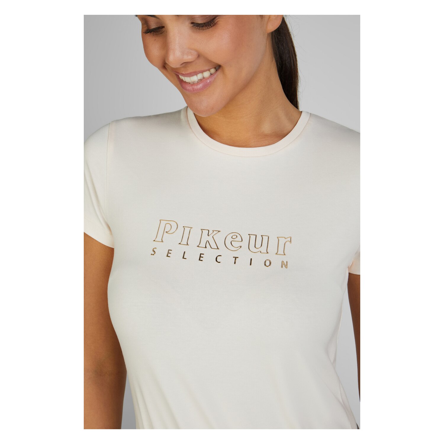 PIKEUR Selection T-Shirt mit Rundhals – Ansicht 6