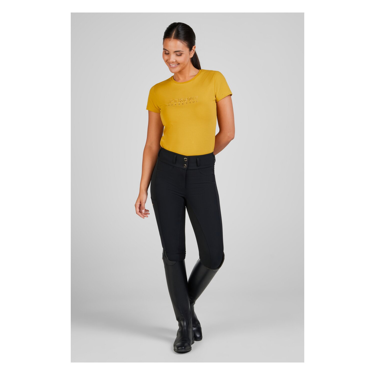 PIKEUR Selection T-Shirt mit Rundhals – Ansicht 4