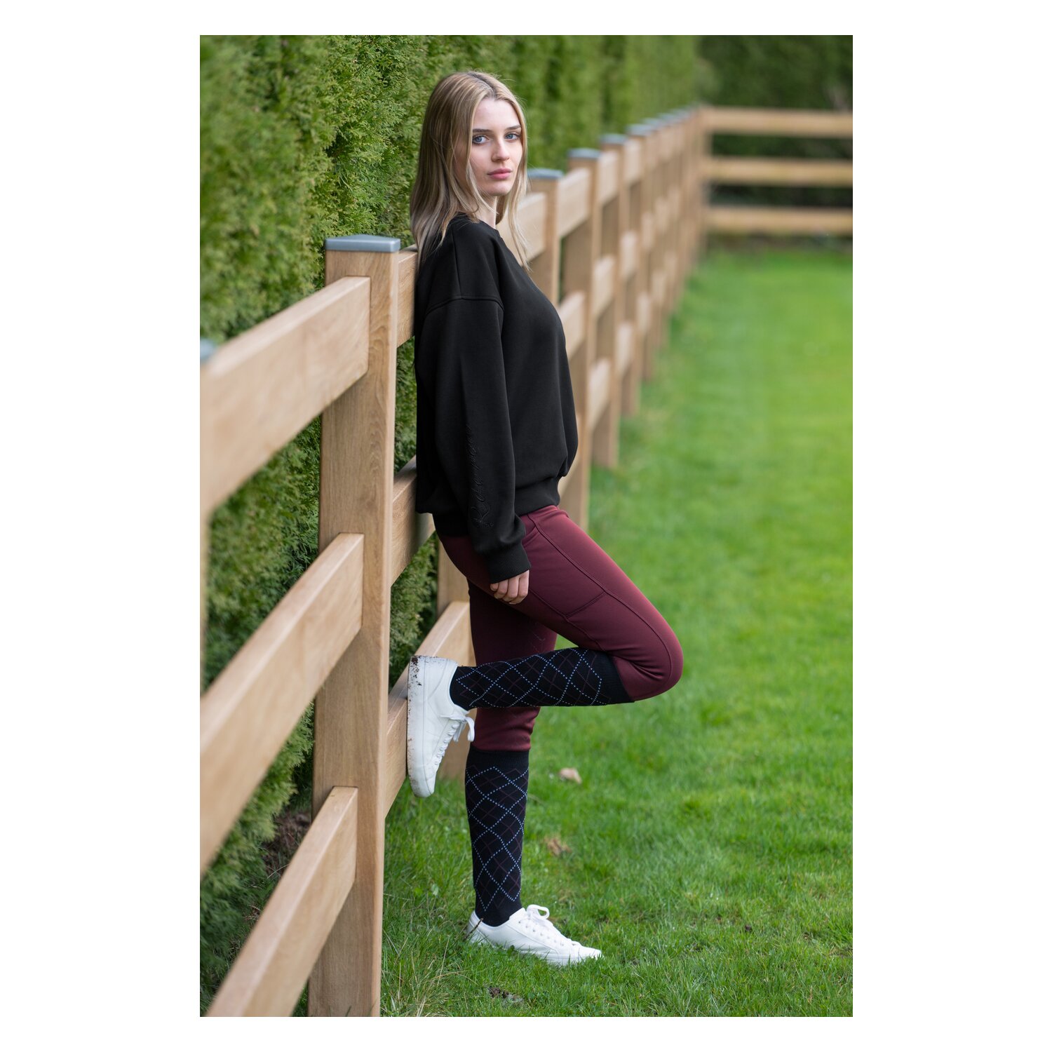 RIDE now Thermo-Reitleggings mit Grip-Halbbesatz – Ansicht 6