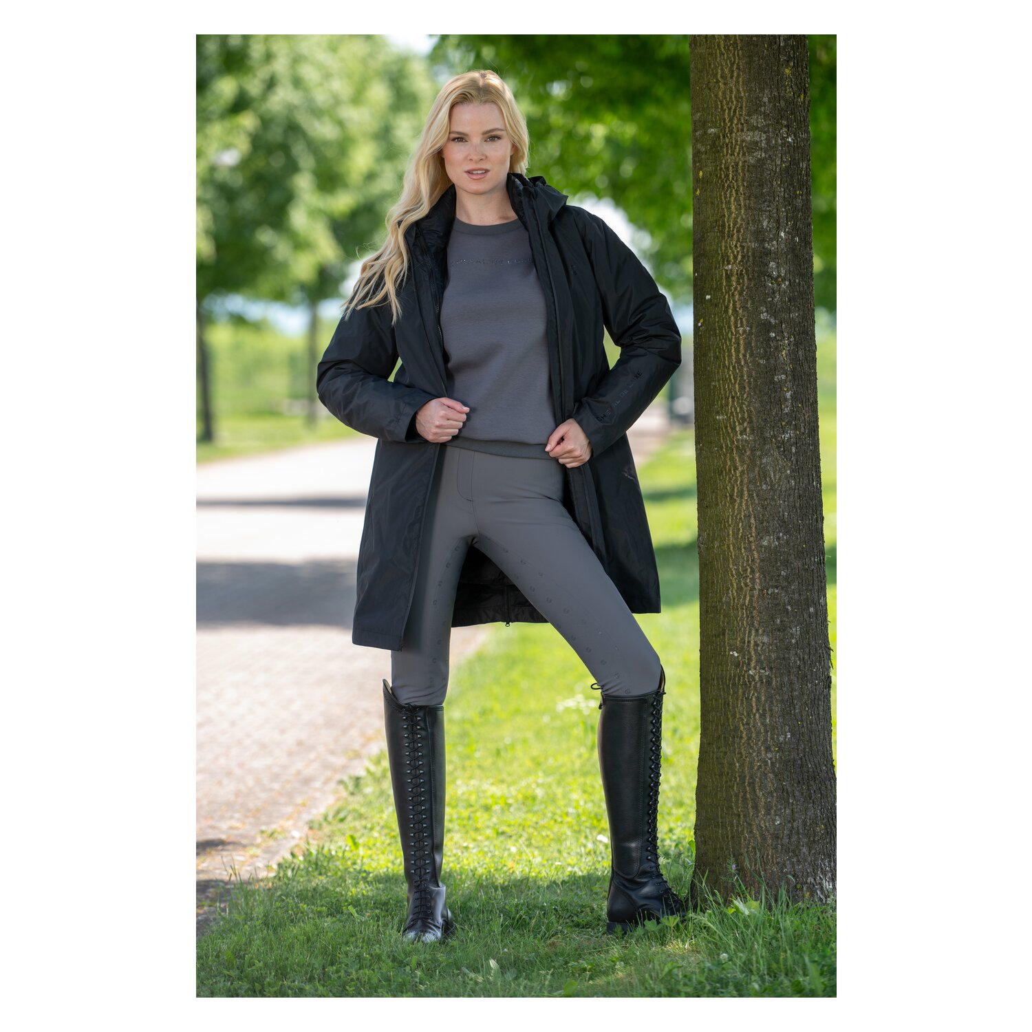 Cheval de Luxe Grip-Vollbesatz-Reitleggings mit Hochbund Orleán – Ansicht 5