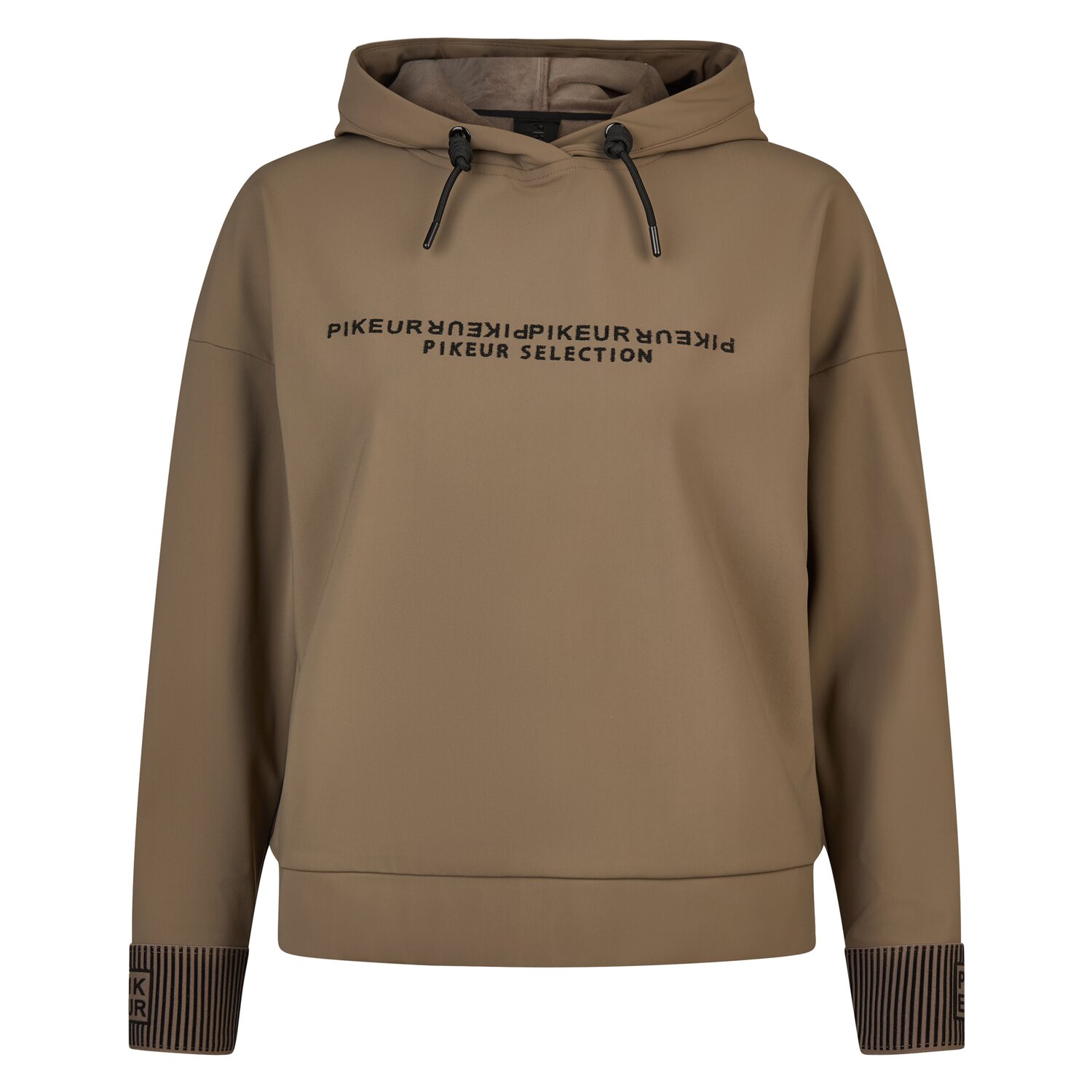 PIKEUR Funktions-Sweater mit Kapuze – Ansicht 1