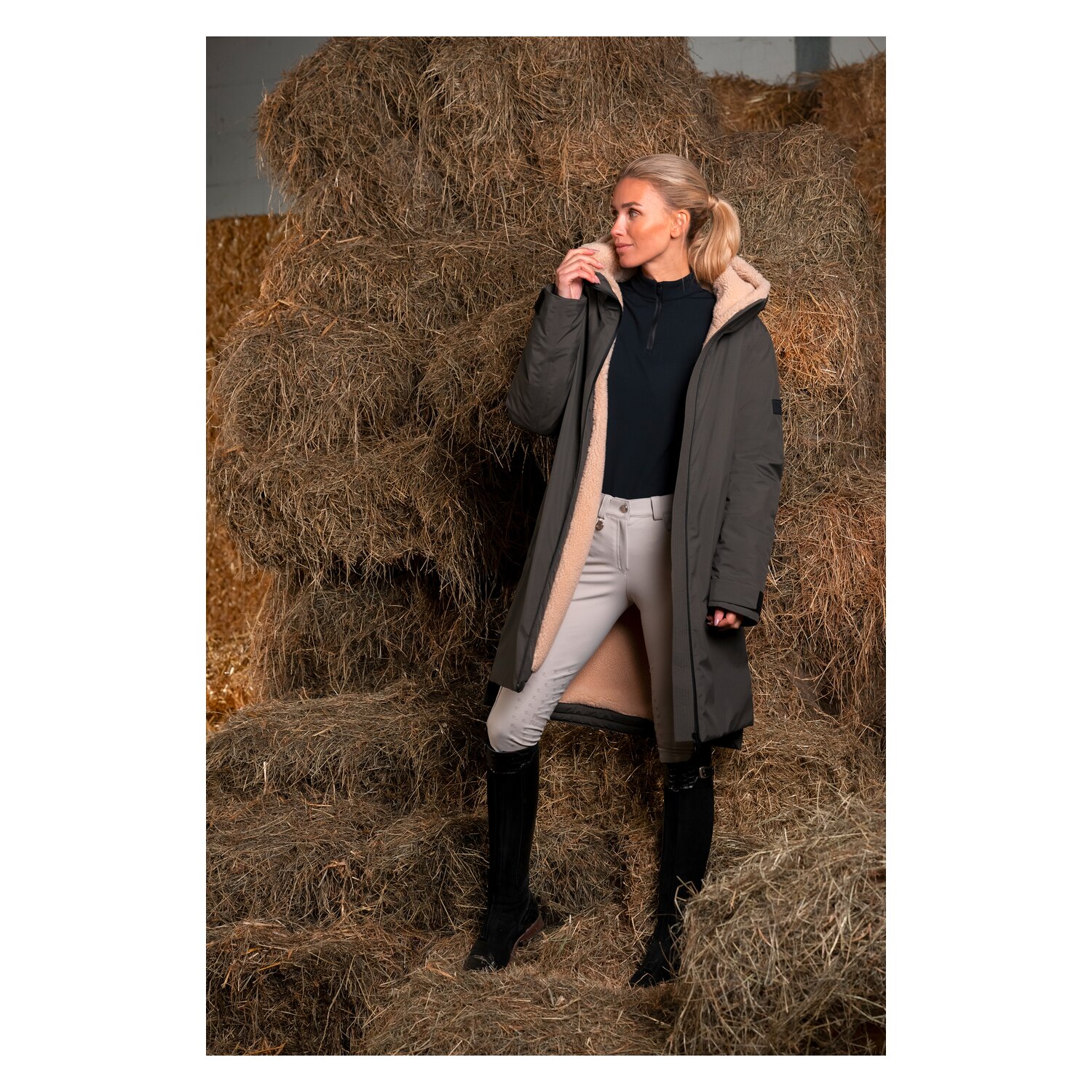 PIKEUR Sports Mantel mit Teddyfütterung – Ansicht 4