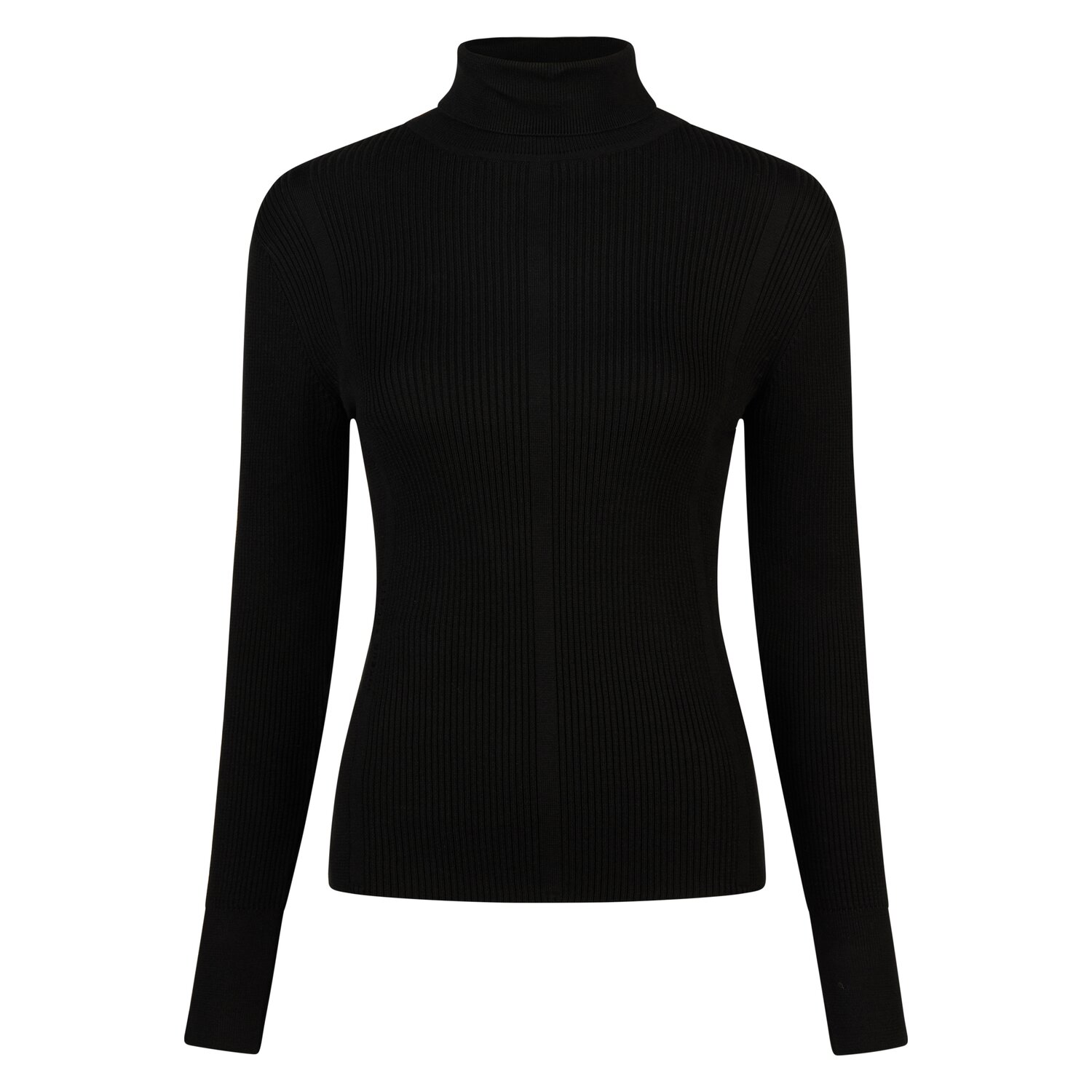 PIKEUR Sports Baumwoll-Rollneck schwarz Damen 34
