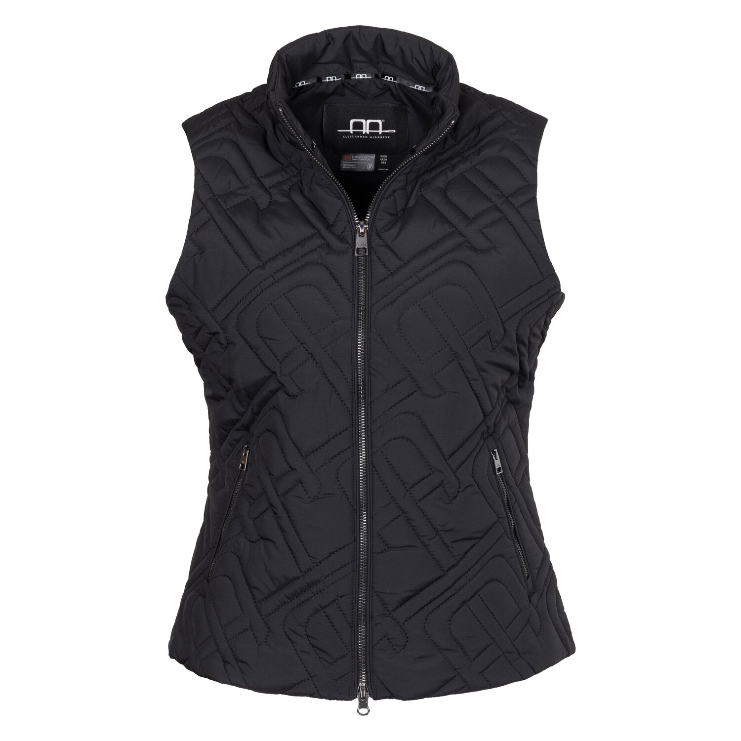 ALESSANDRO ALBANESE Monogram Steppweste Neve – Ansicht 2