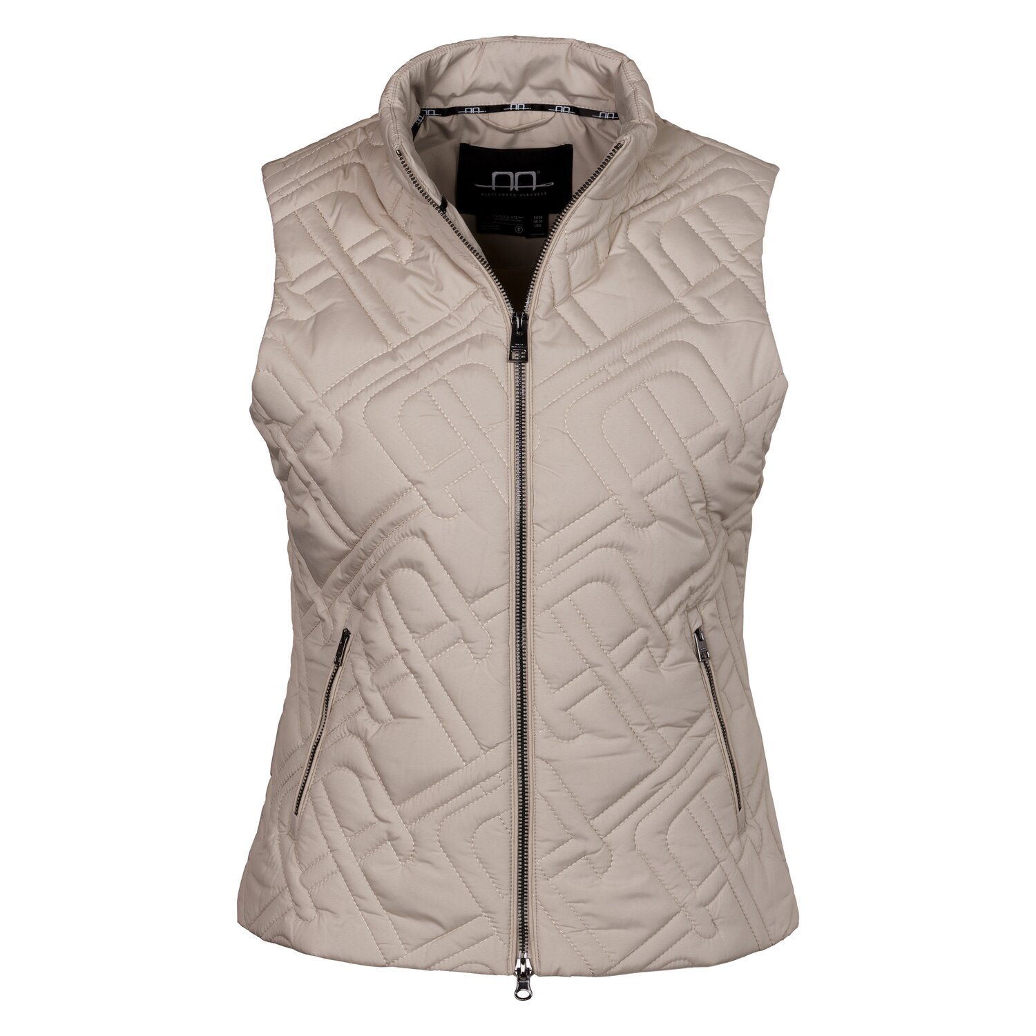 ALESSANDRO ALBANESE Monogram Steppweste Neve – Ansicht 2