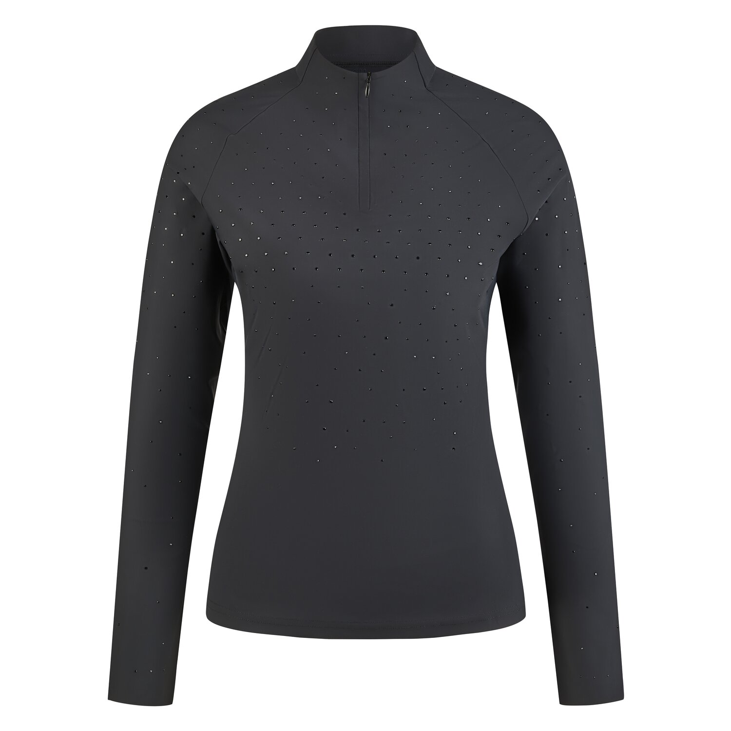 PIKEUR Selection Trainingsshirt mit Rhinestones FUNCTION ZIP SHIRT &ndash; Ansicht 1