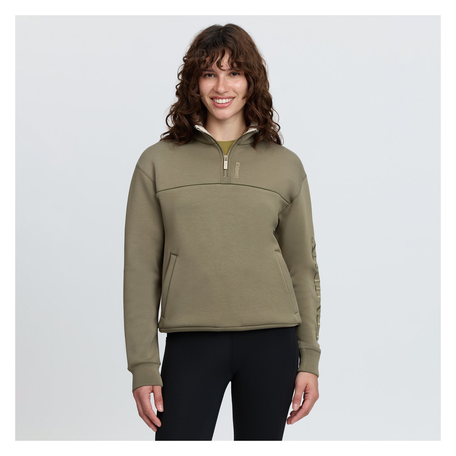 LeMieux Sweatshirt Scarlet Quarter Zip &ndash; Ansicht 2