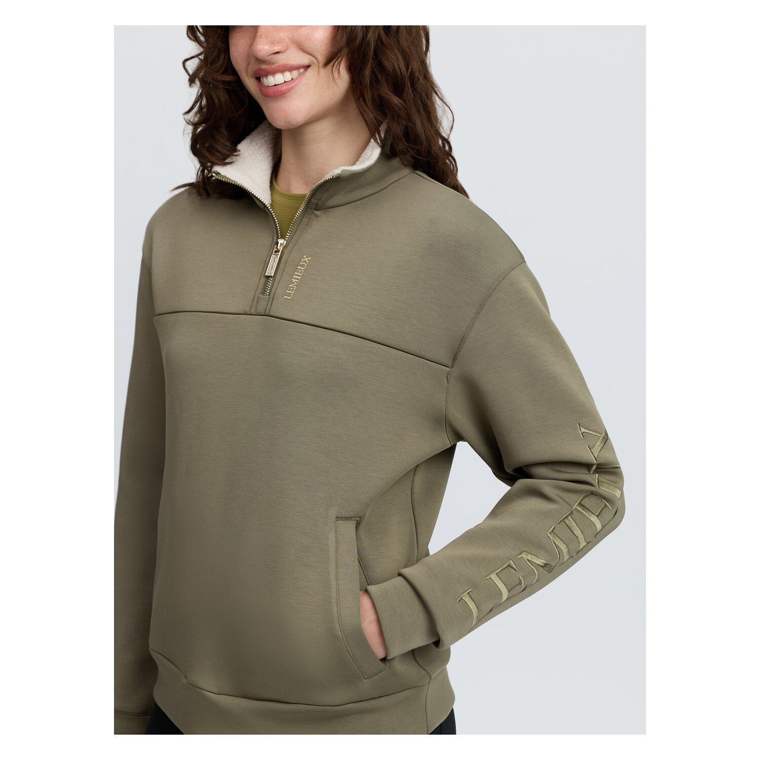 LeMieux Sweatshirt Scarlet Quarter Zip &ndash; Ansicht 4