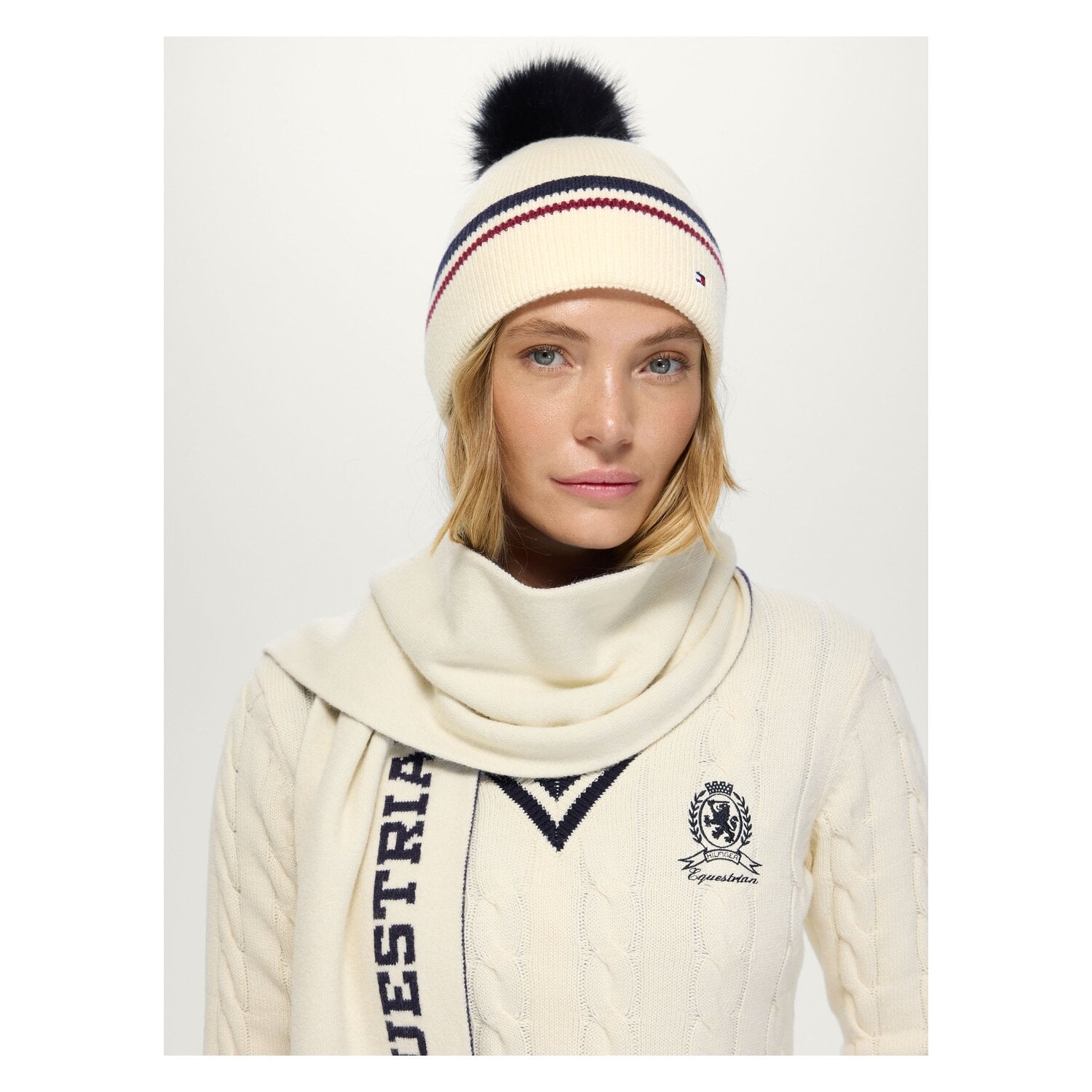 TOMMY HILFIGER EQUESTRIAN Pom-Pom-Mütze Dean &ndash; Ansicht 3