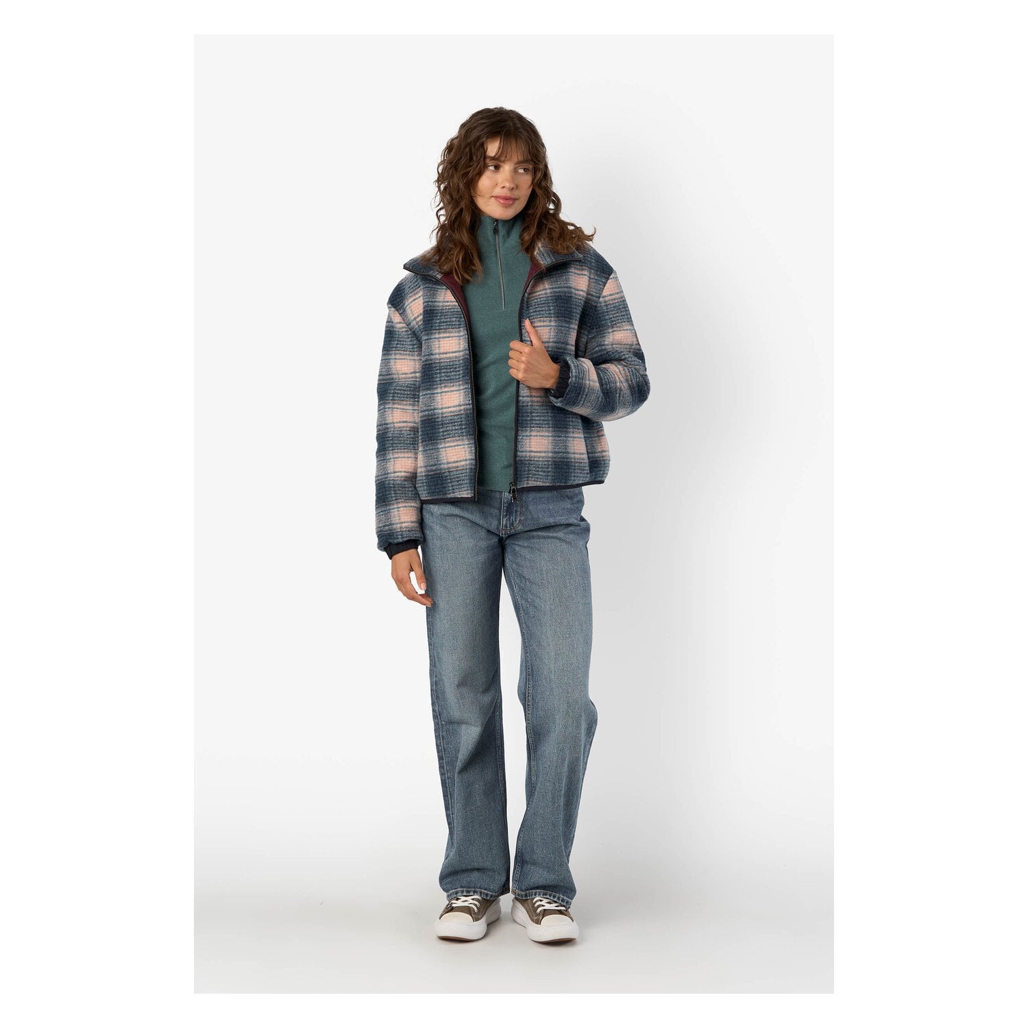 HV POLO Fleecejacke Carlotta Check &ndash; Ansicht 4