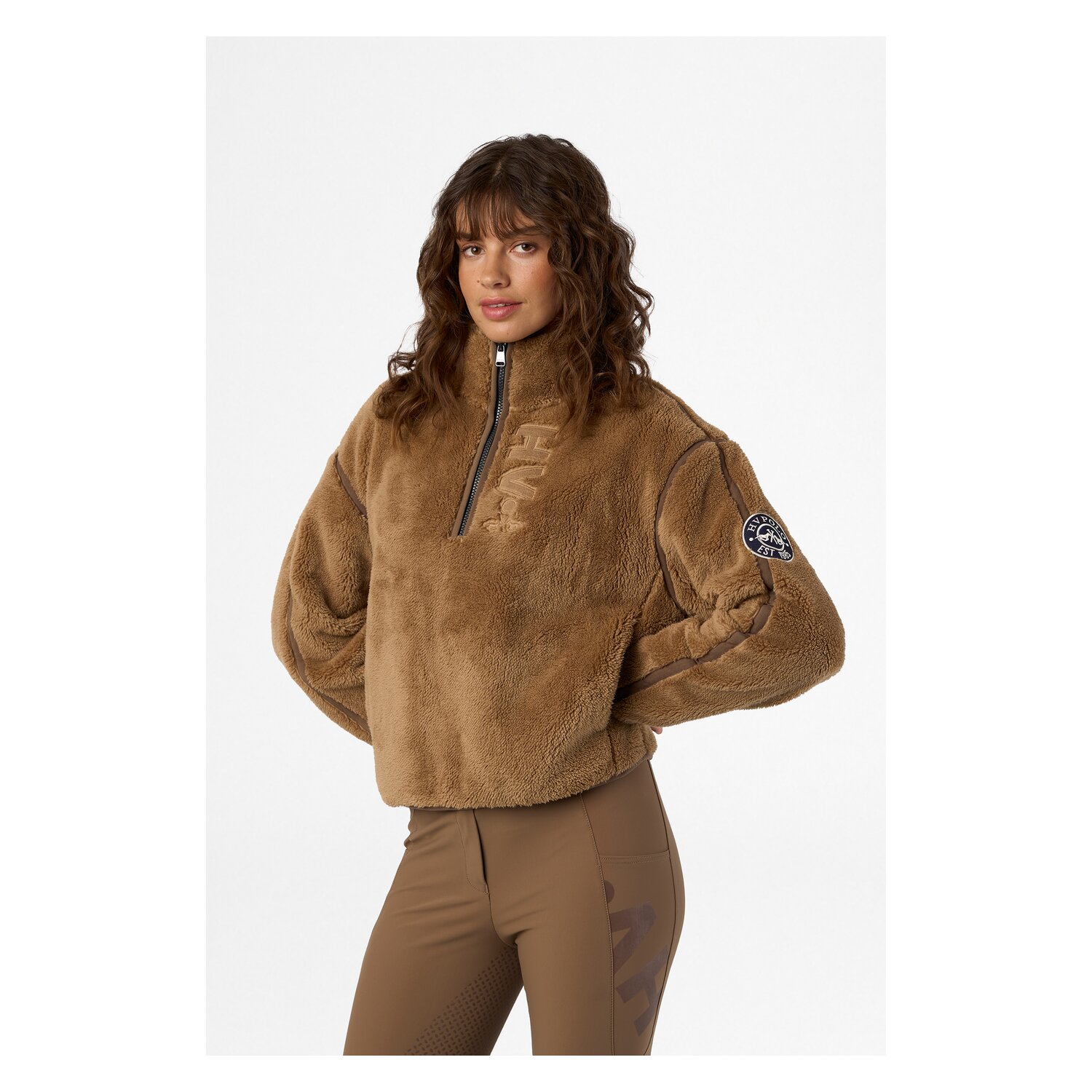 HV POLO Teddyfleece Sweater Rosine &ndash; Ansicht 2