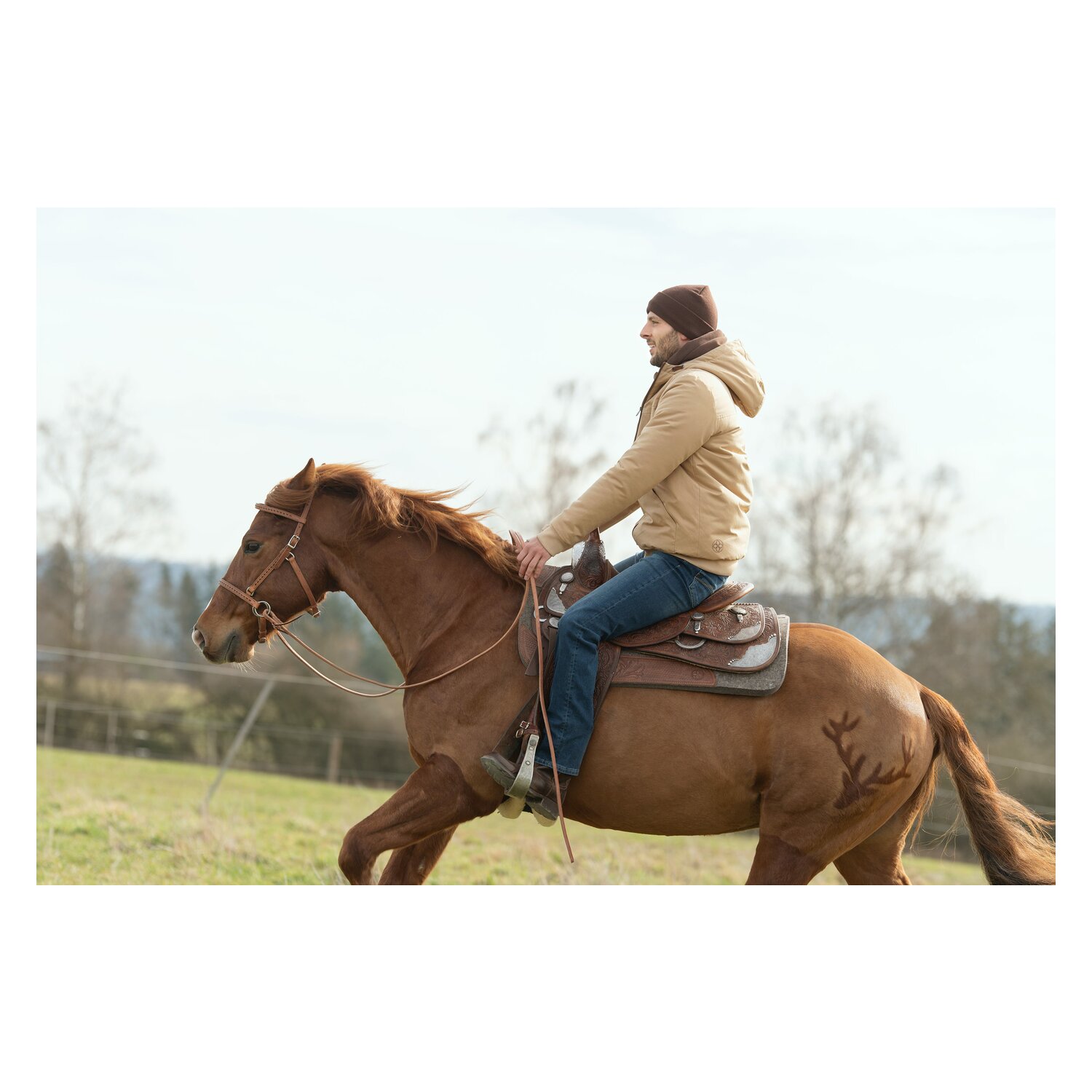 Passion 4Q Canvas Bomberjacke für Herren – Ansicht 6