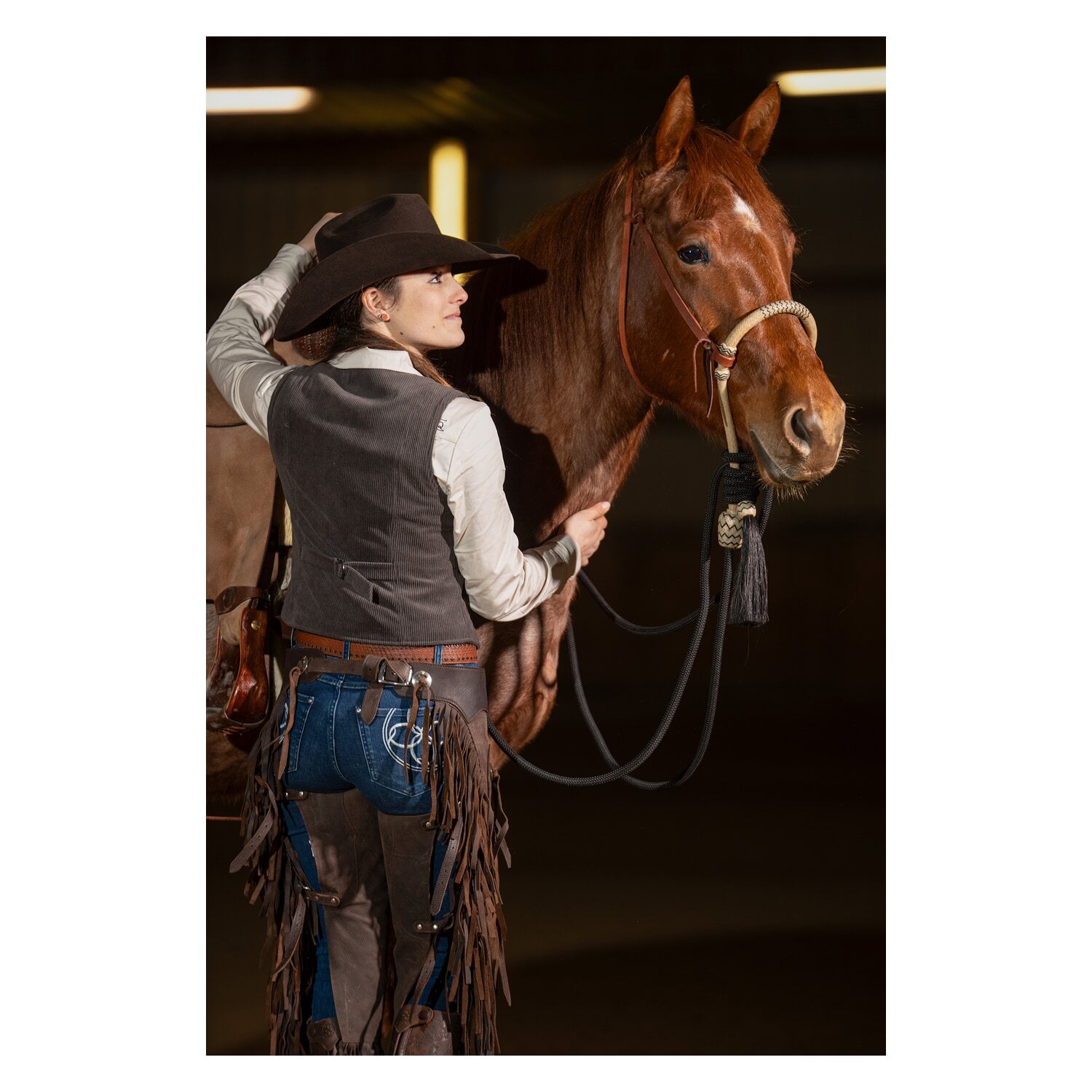 Passion 4Q Showweste Ranchstyle, für Damen &ndash; Ansicht 6