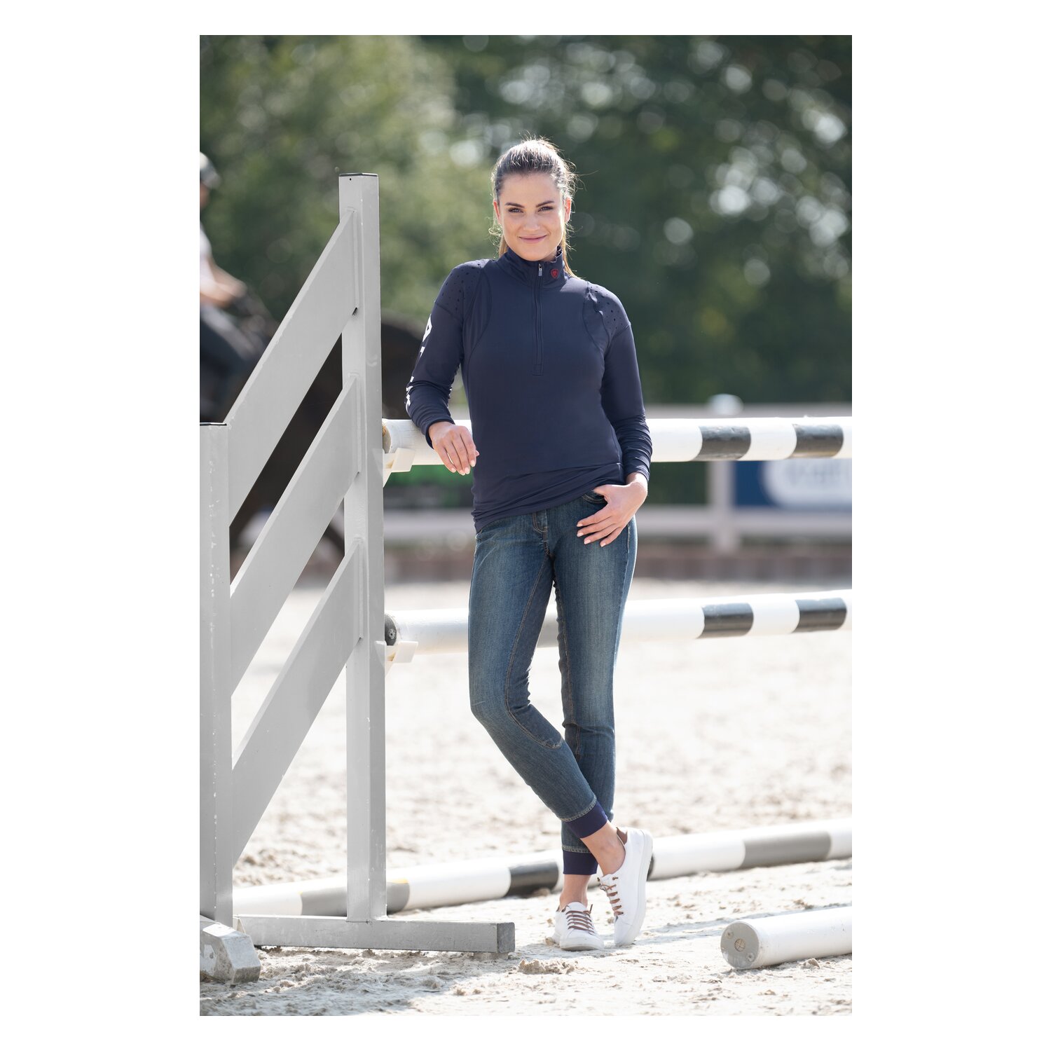 ARIAT Vollbesatz-Reithose Halo Denim – Ansicht 3