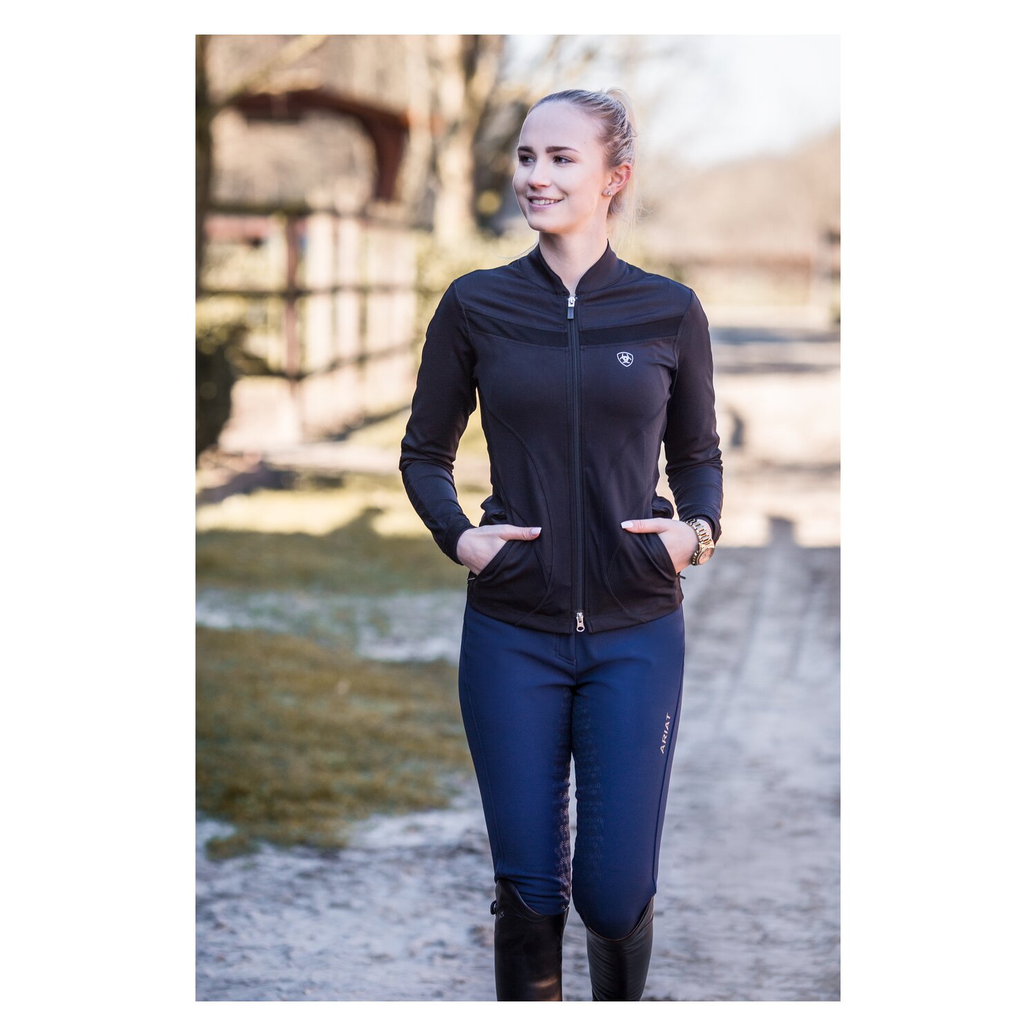 ARIAT Gesäßeinsatz-Reithose Tri Factor Frost – Ansicht 5