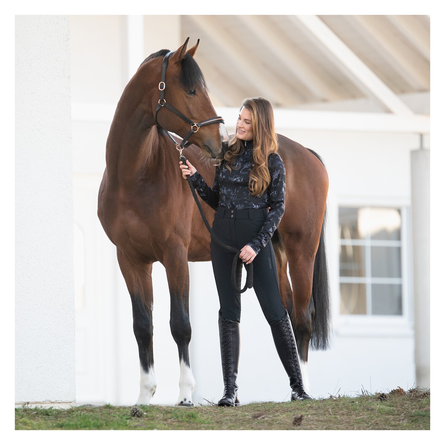 ARIAT Gesäßeinsatz-Reithose Tri Factor Frost – Ansicht 4