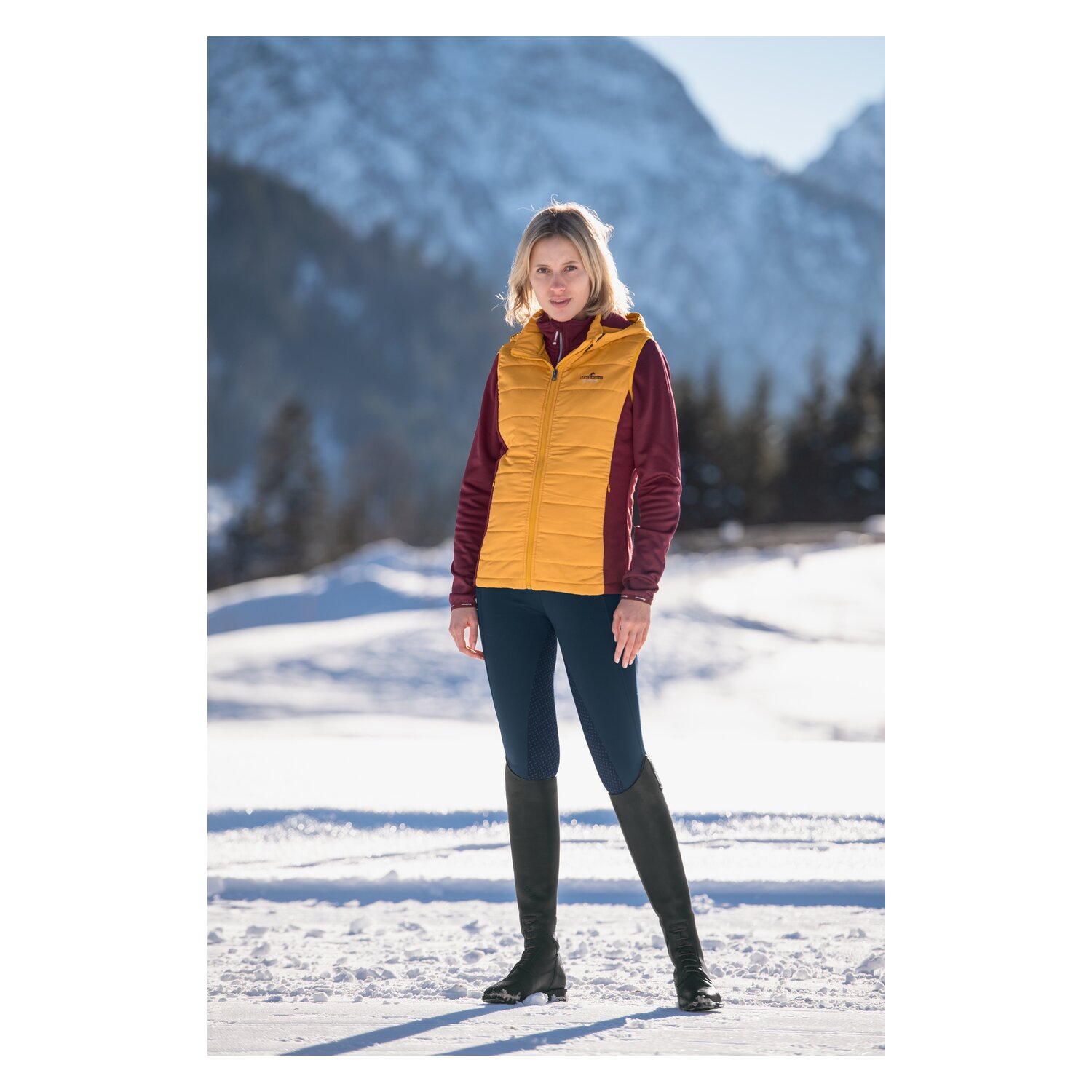 black forest Materialmix-Steppweste – Ansicht 4