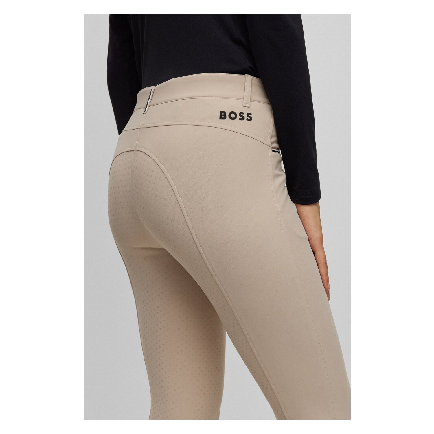 BOSS EQUESTRIAN Grip-Vollbesatz-Reithose Heather – Ansicht 5