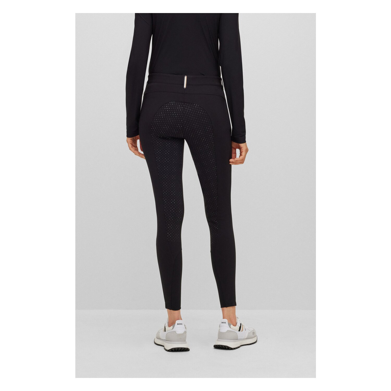 BOSS EQUESTRIAN Grip-Vollbesatz-Reithose Heather – Ansicht 2
