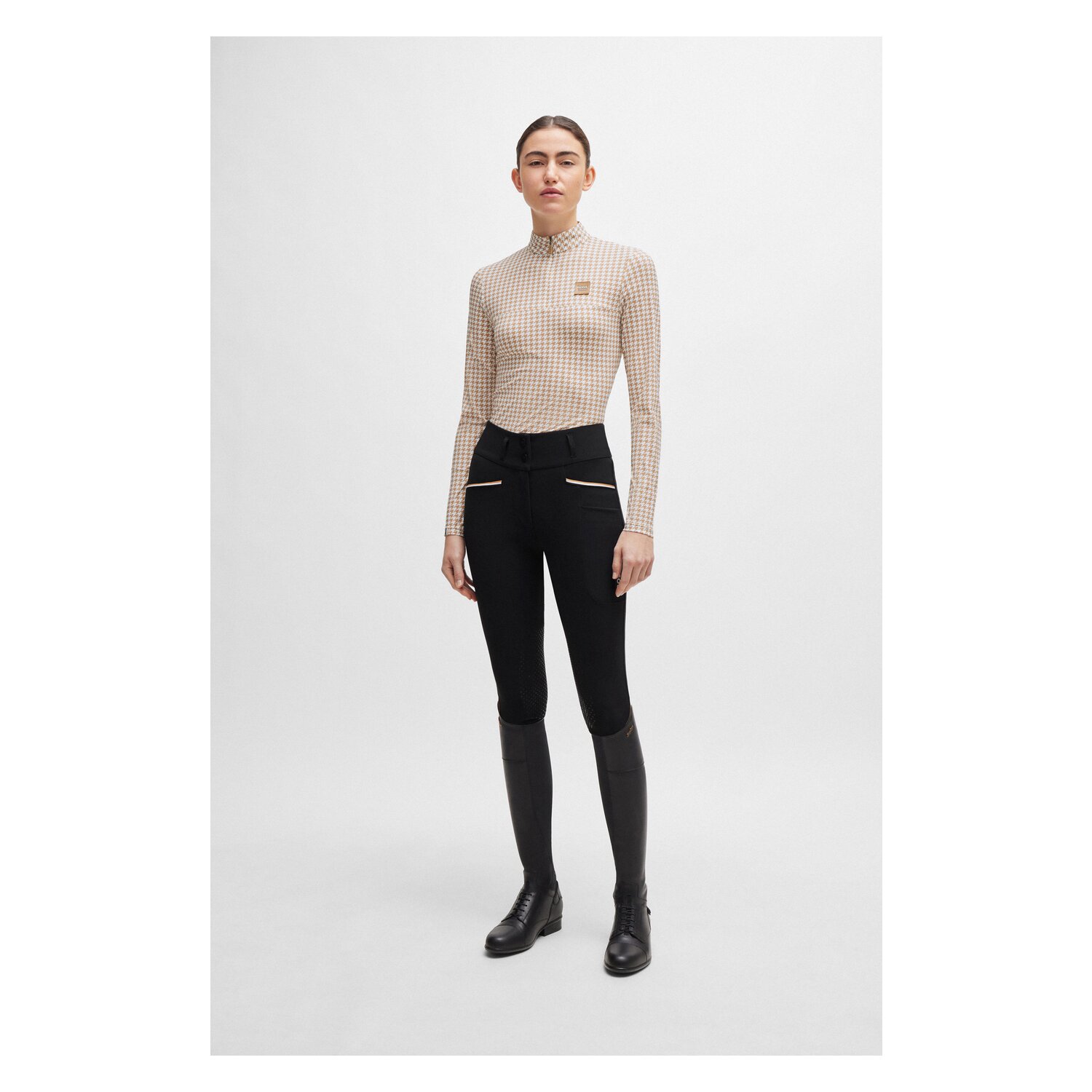 BOSS EQUESTRIAN Trainingsshirt Rachel Houndstooth – Ansicht 8