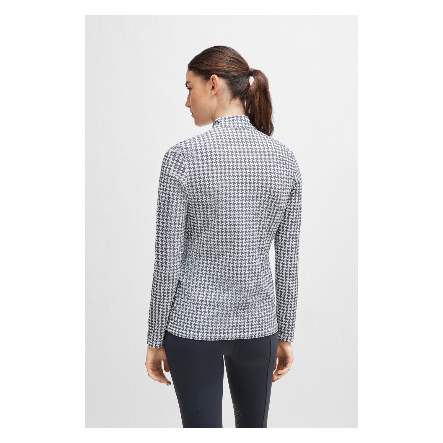 BOSS EQUESTRIAN Trainingsshirt Rachel Houndstooth – Ansicht 3
