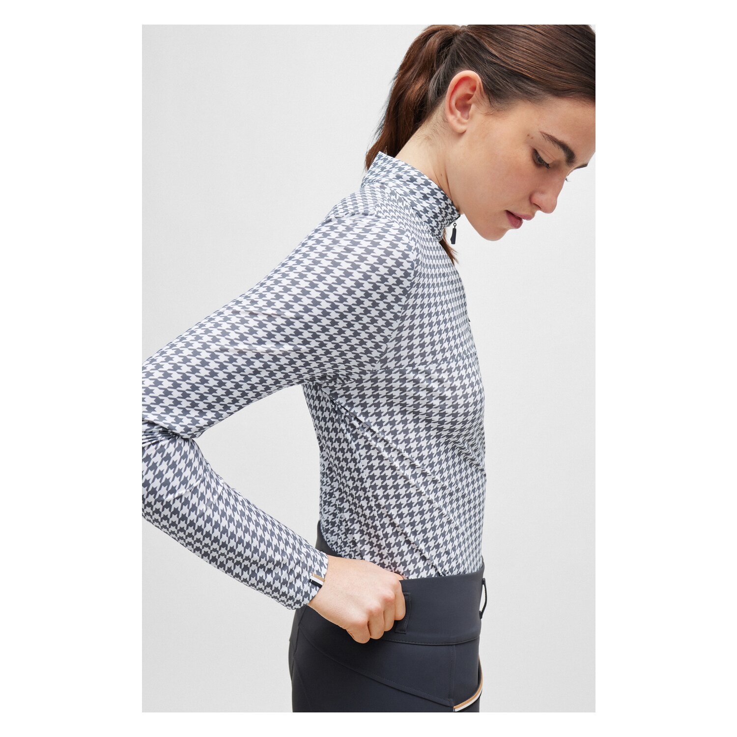 BOSS EQUESTRIAN Trainingsshirt Rachel Houndstooth – Ansicht 5
