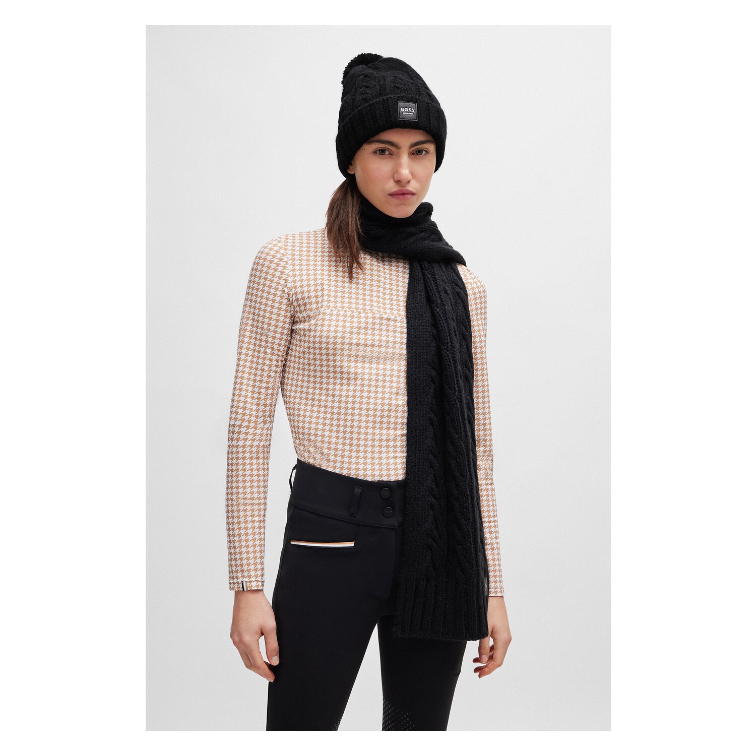 BOSS EQUESTRIAN Trainingsshirt Rachel Houndstooth – Ansicht 7