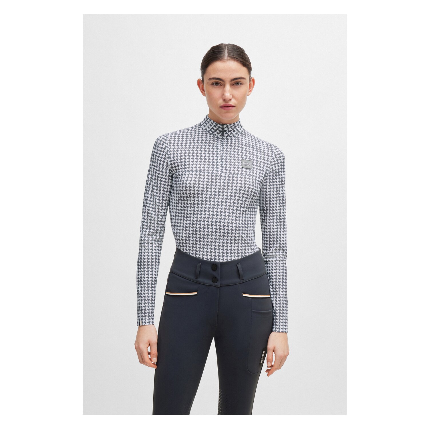 BOSS EQUESTRIAN Trainingsshirt Rachel Houndstooth – Ansicht 2