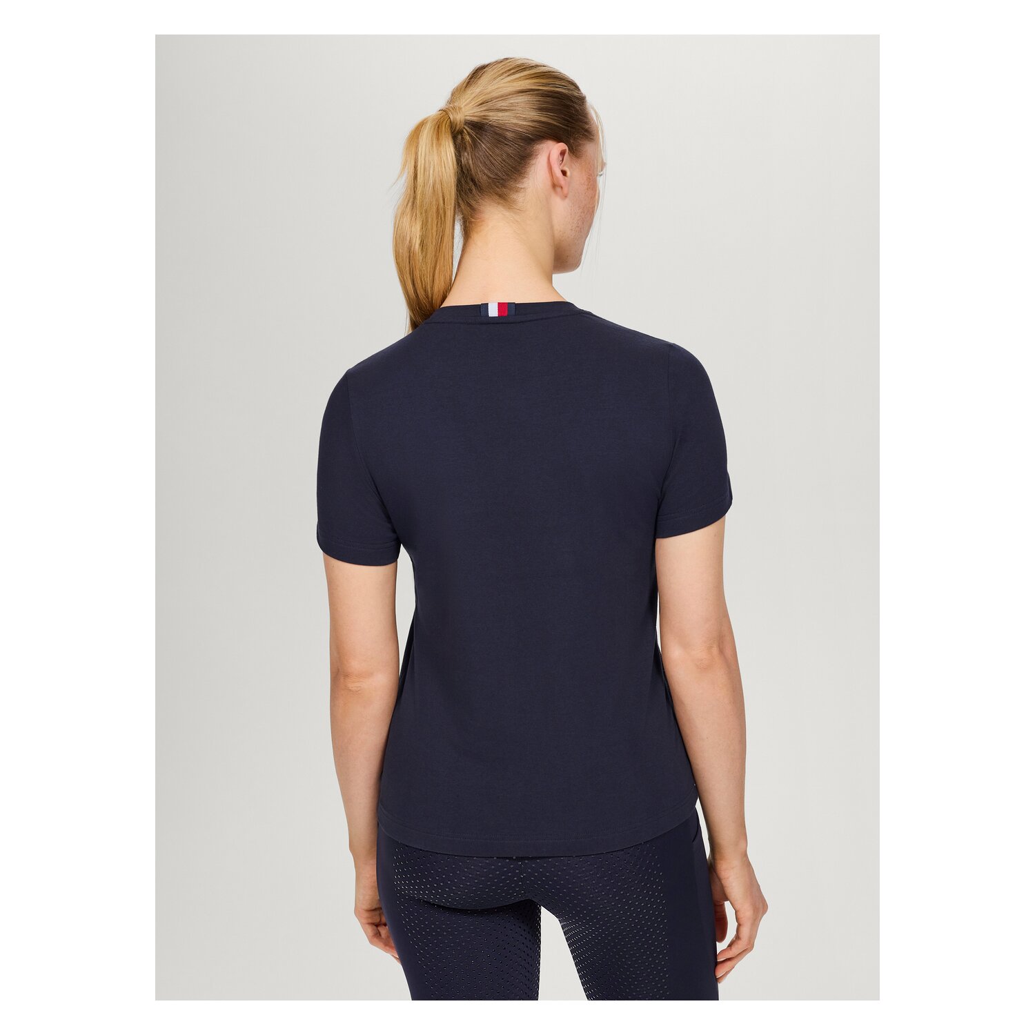 TOMMY HILFIGER EQUESTRIAN T-Shirt Belmont Glitzer – Ansicht 3