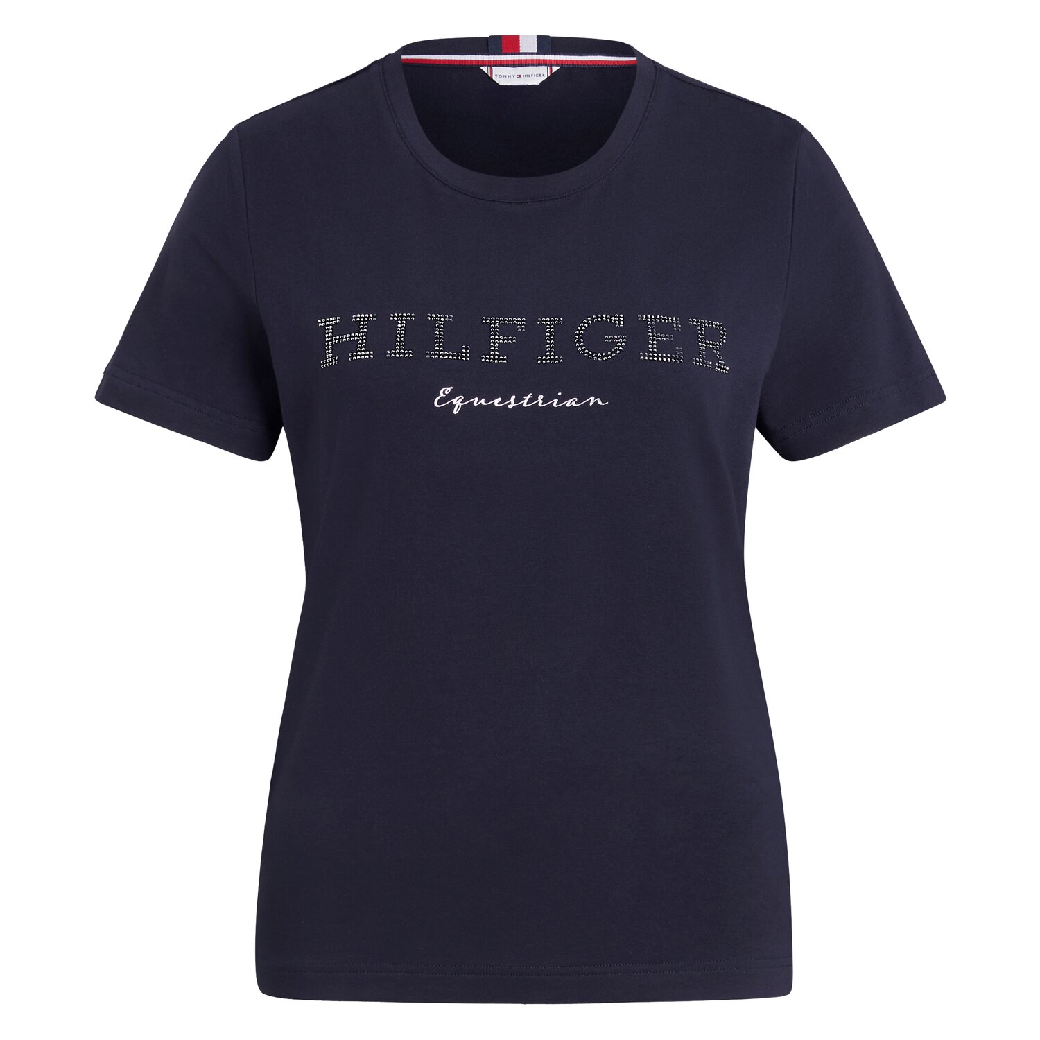 TOMMY HILFIGER EQUESTRIAN T-Shirt Belmont Glitzer – Ansicht 1