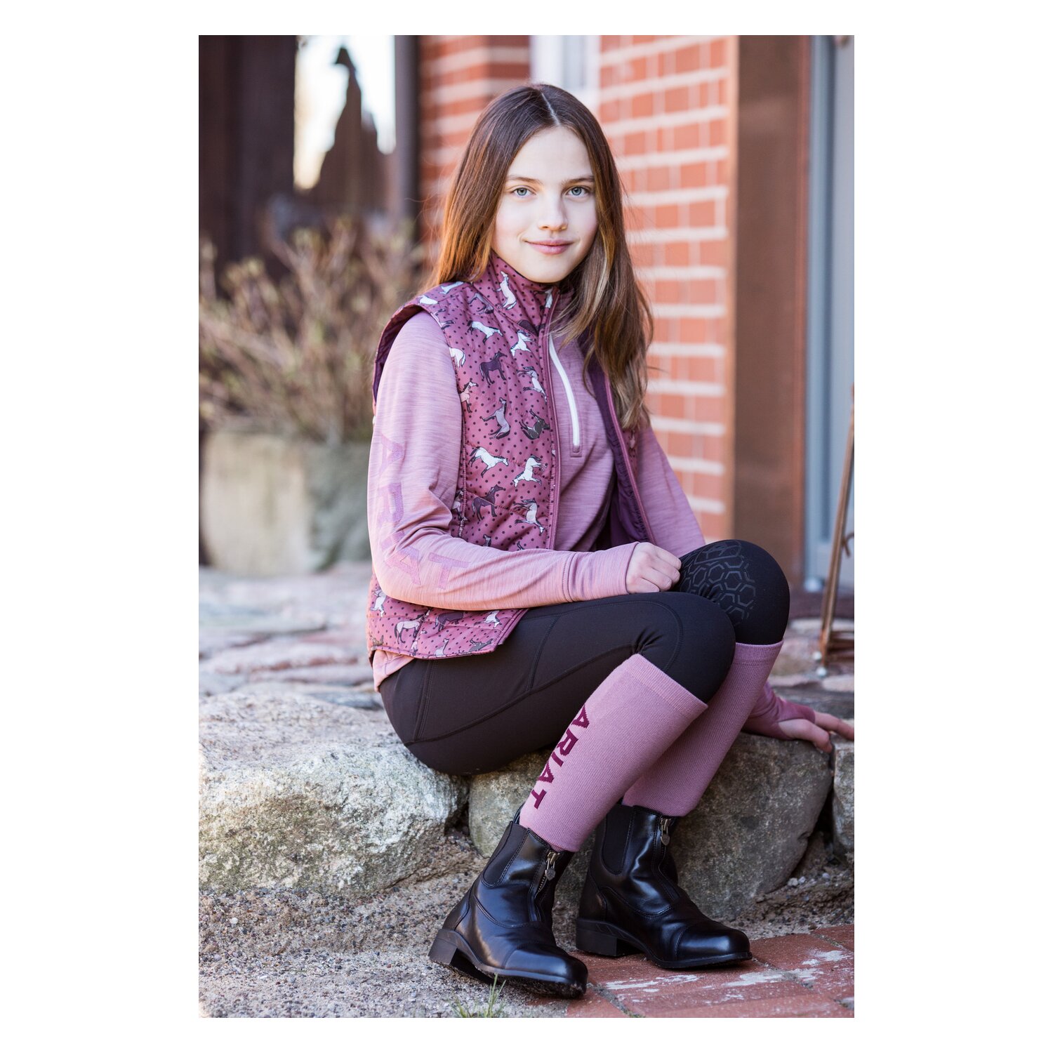 ARIAT Reitleggings Venture Thermal Half Grip – Ansicht 5