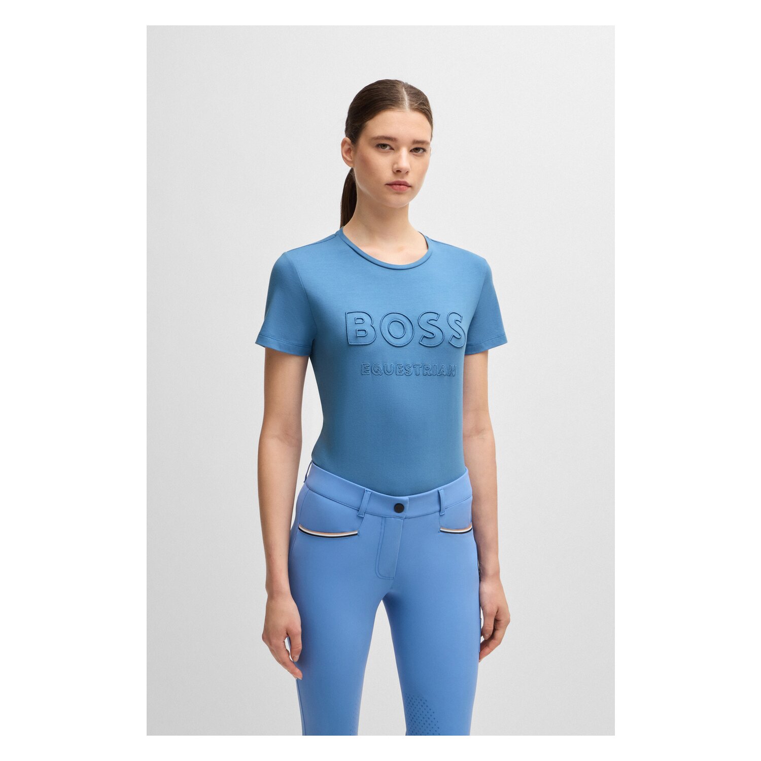 BOSS EQUESTRIAN T-Shirt Logo Maya – Ansicht 2