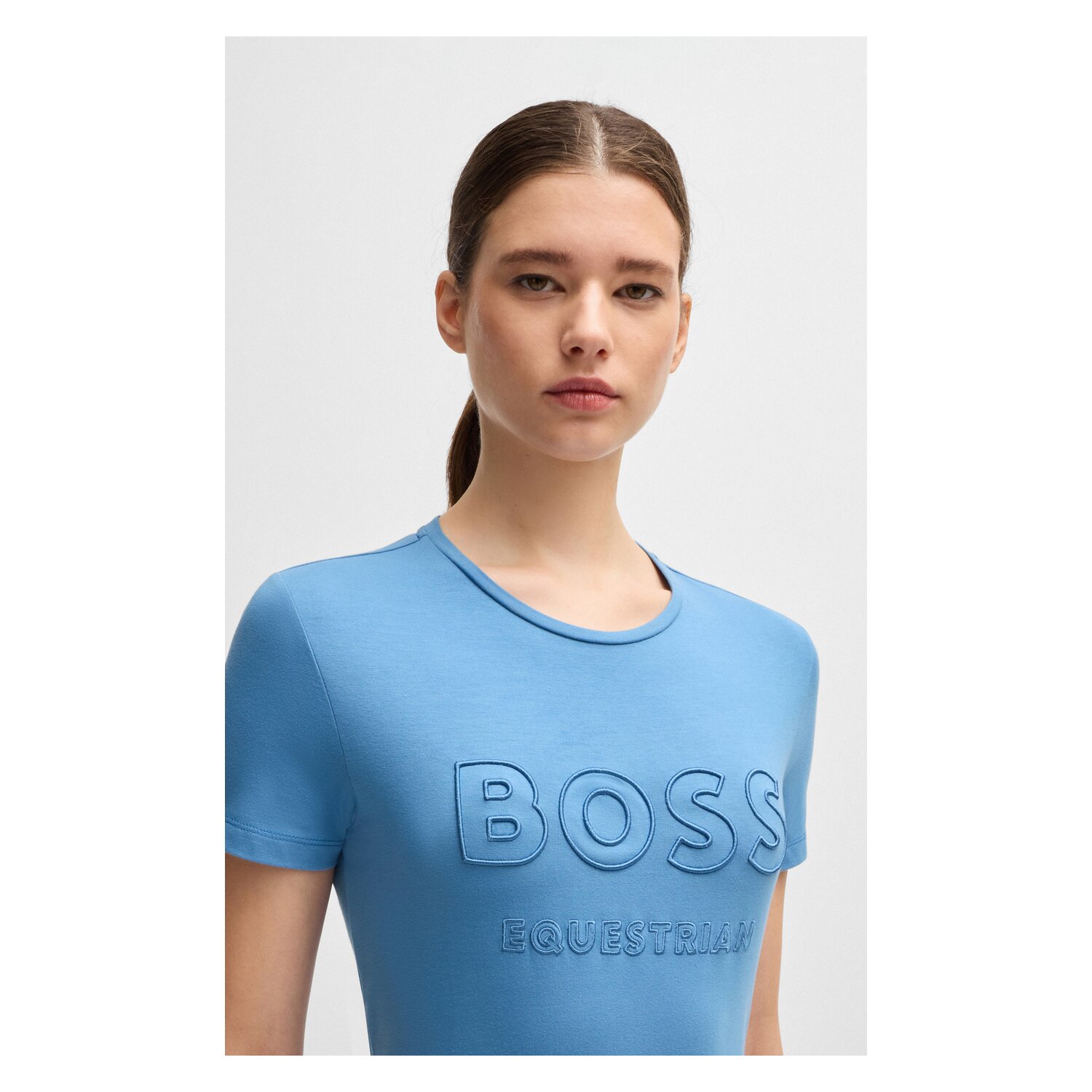 BOSS EQUESTRIAN T-Shirt Logo Maya – Ansicht 4