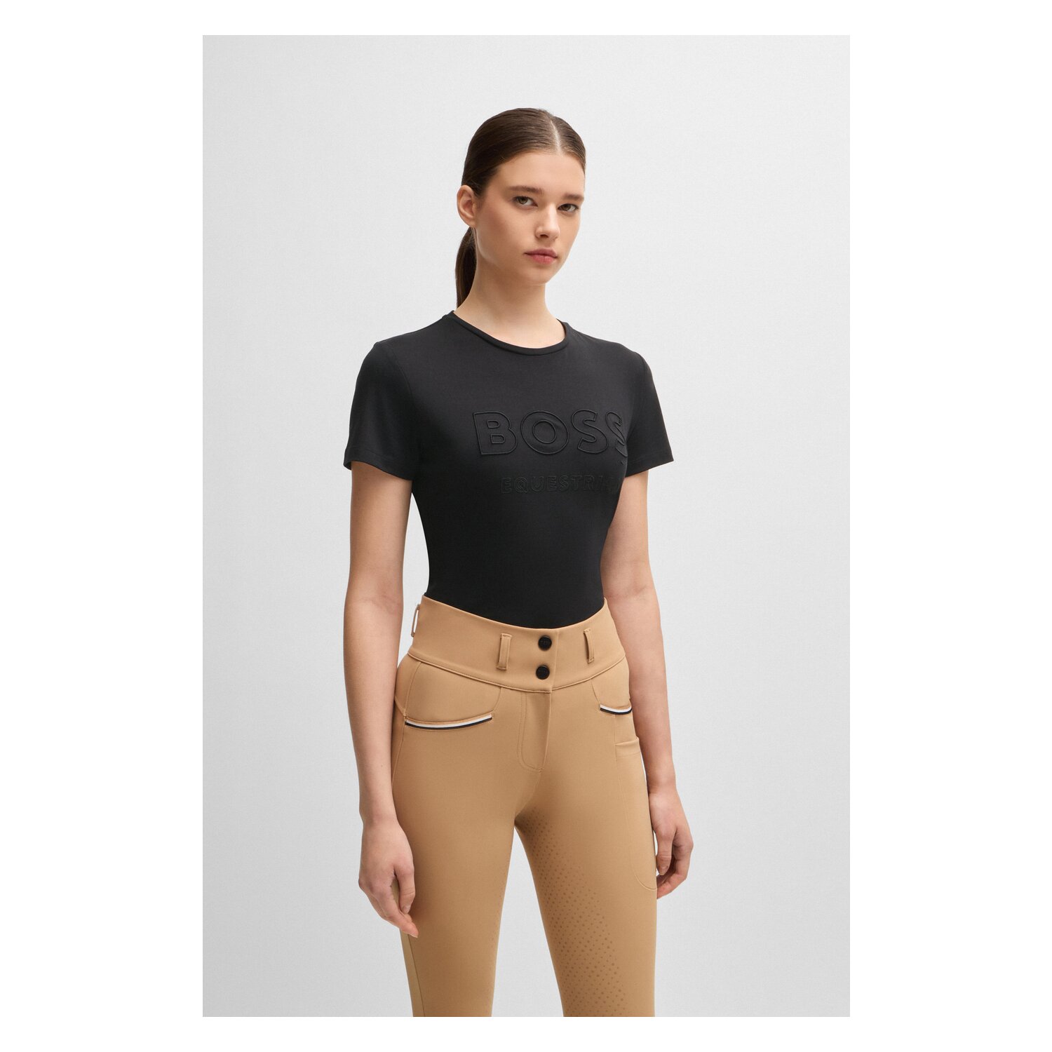 BOSS EQUESTRIAN T-Shirt Logo Maya – Ansicht 4