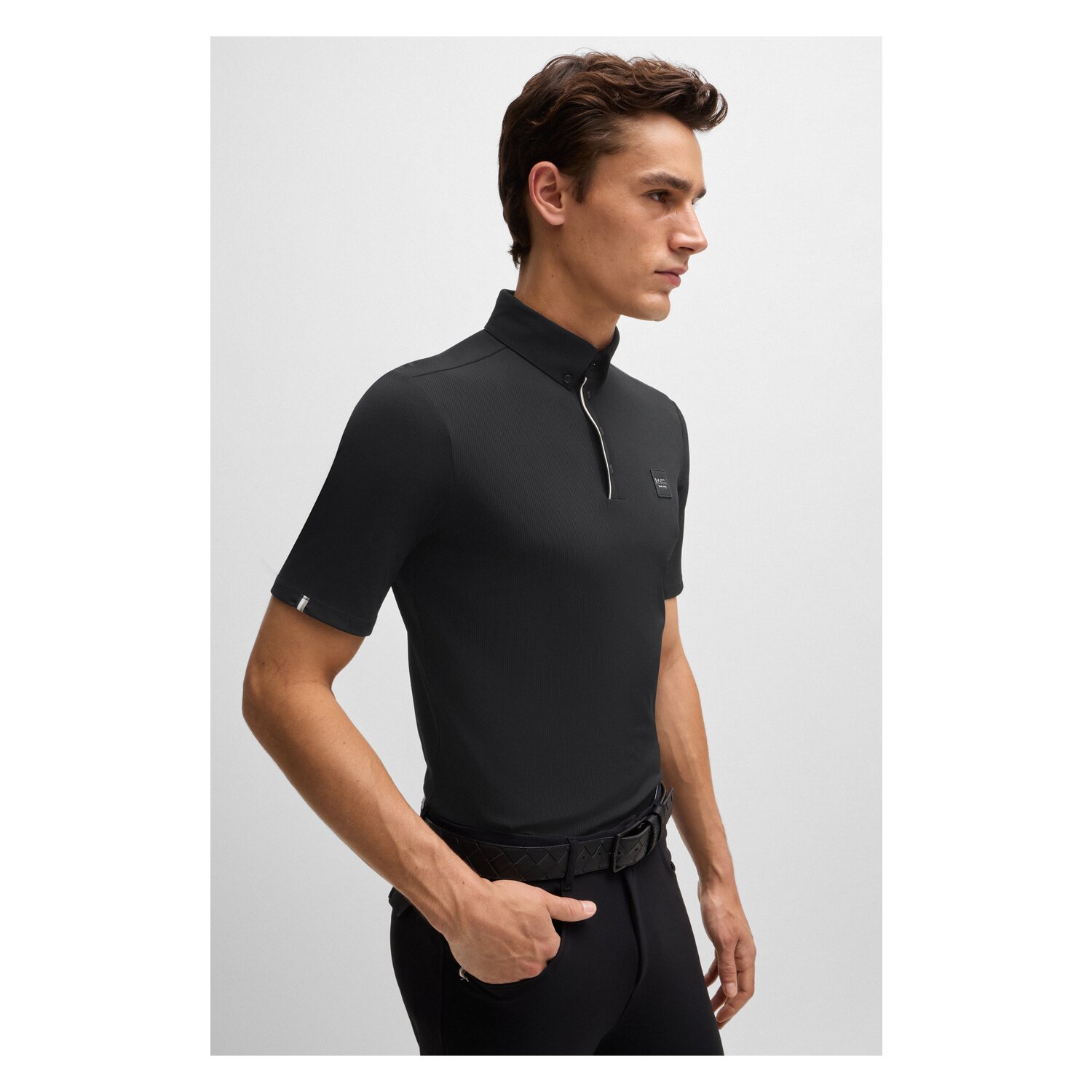 BOSS EQUESTRIAN Trainings Shirt Stripes Matt – Ansicht 4