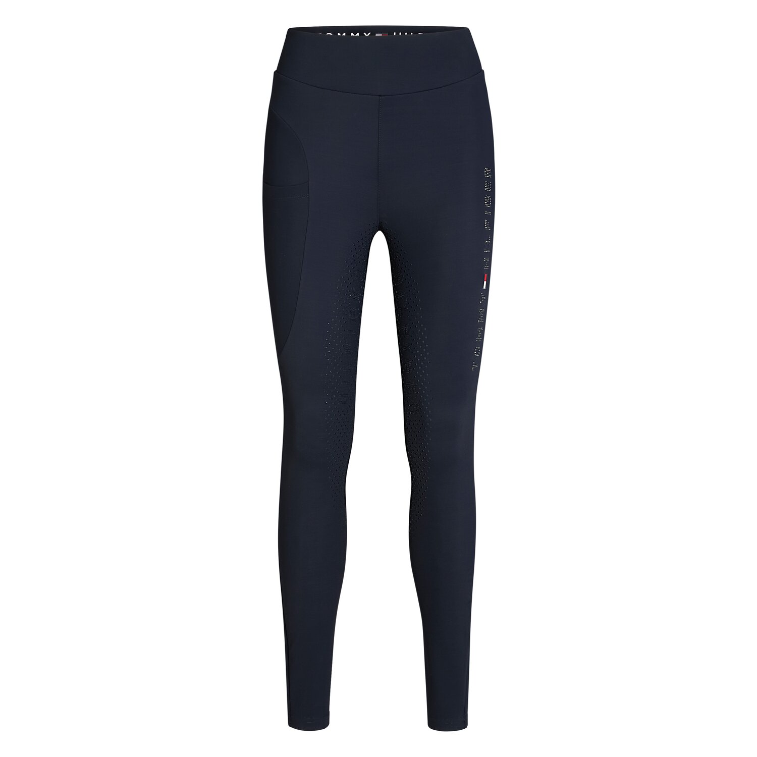 TOMMY HILFIGER EQUESTRIAN Winter-Reitleggings Full Grip Elmira Strass – Ansicht 1
