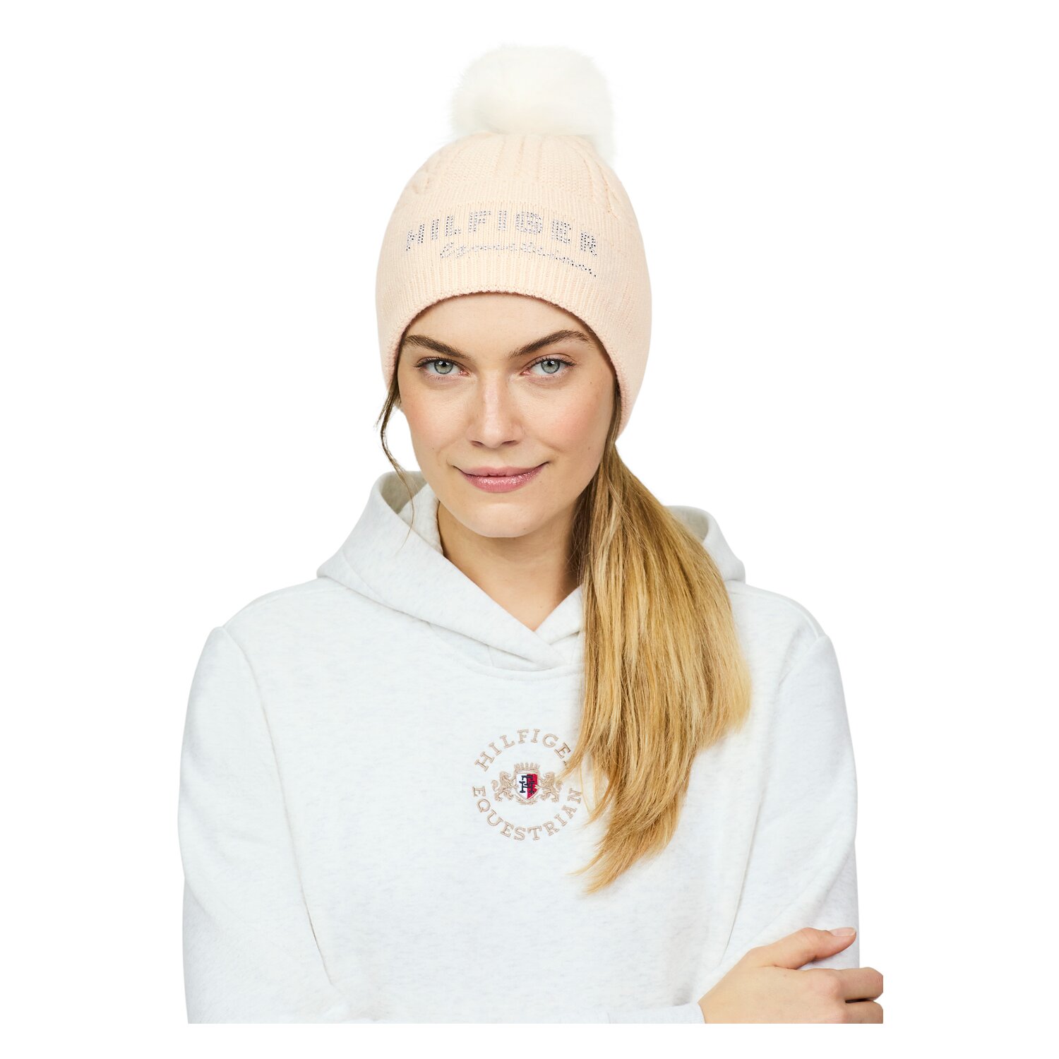 TOMMY HILFIGER EQUESTRIAN Beanie Perry Pompon – Ansicht 5