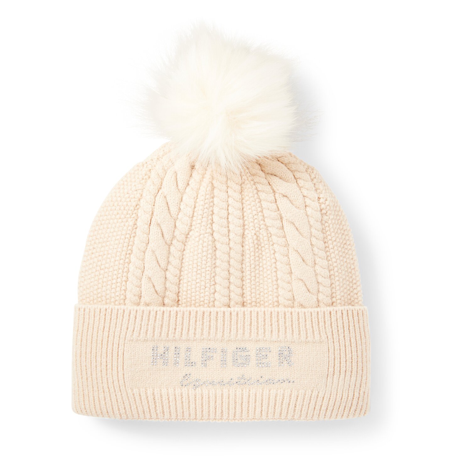 TOMMY HILFIGER EQUESTRIAN Beanie Perry Pompon – Ansicht 1