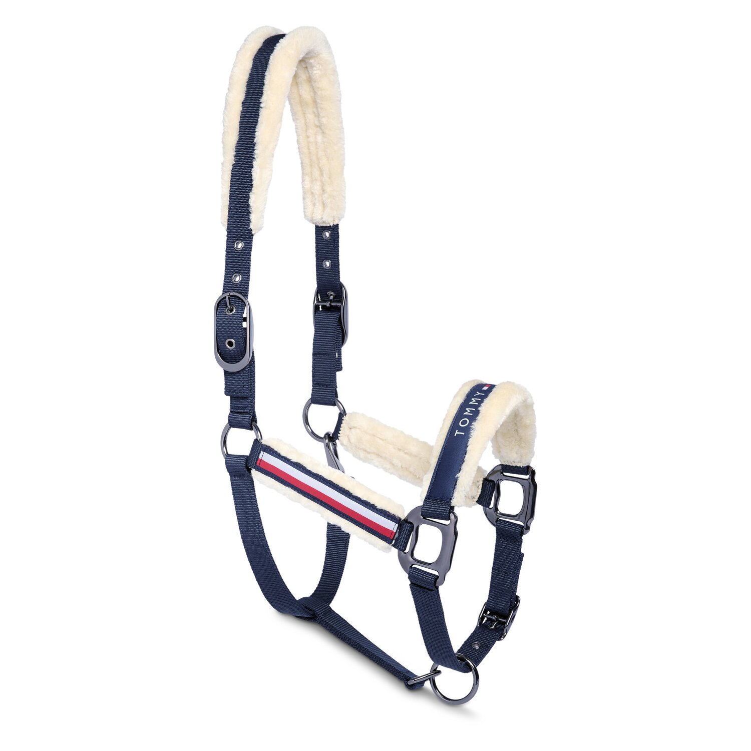 TOMMY HILFIGER EQUESTRIAN Halfter mit Führstrick FauxFur &ndash; Ansicht 2