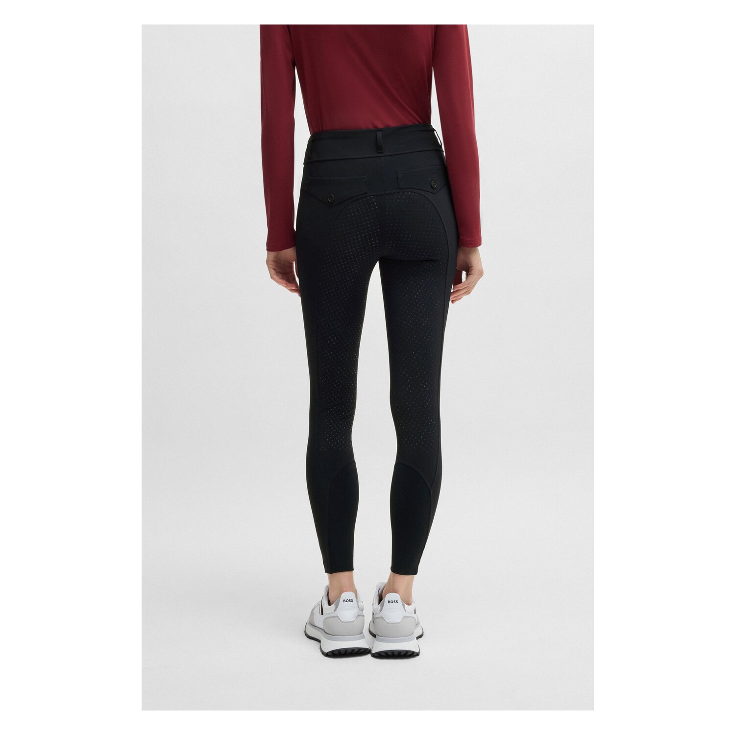 BOSS EQUESTRIAN Vollbesatz-Reithose Hybrid High Waist – Ansicht 3