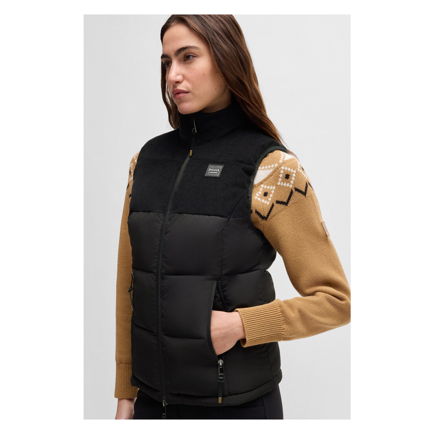 BOSS EQUESTRIAN Pufferweste Viola Cord – Ansicht 4