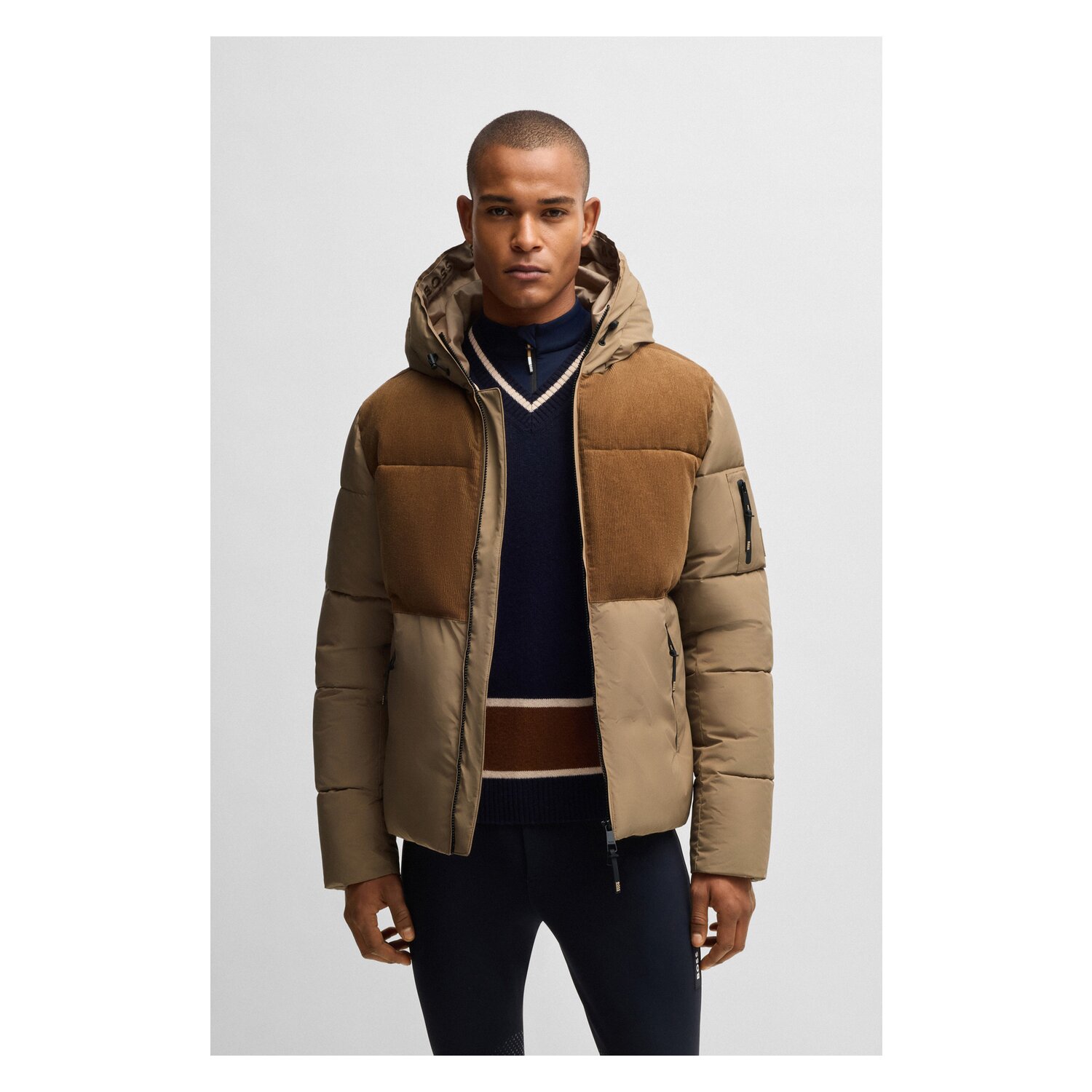 BOSS EQUESTRIAN Cord Pufferjacke Tomas – Ansicht 2