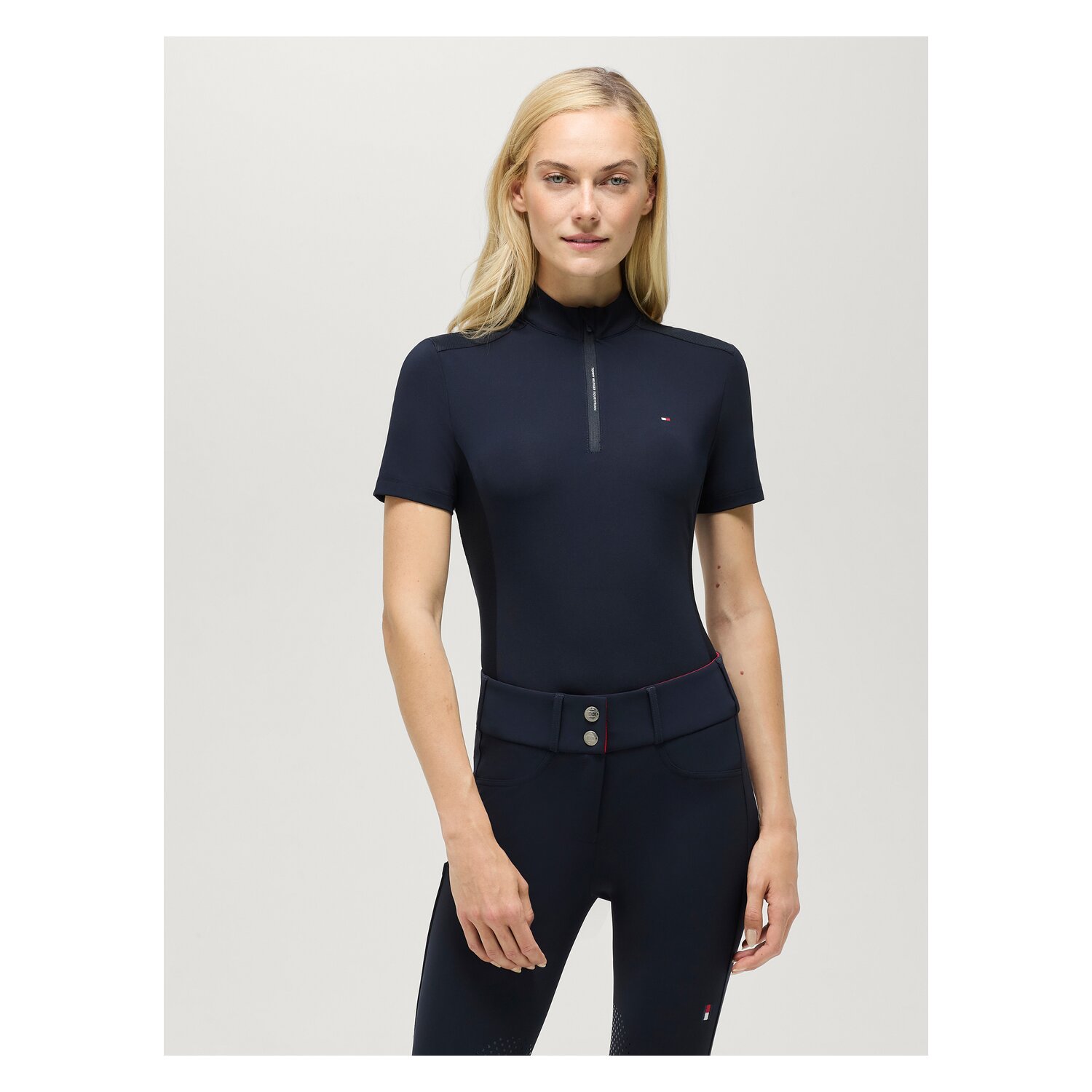 TOMMY HILFIGER EQUESTRIAN Trainingsshirt Palma mit 1/4 Zip &ndash; Ansicht 2