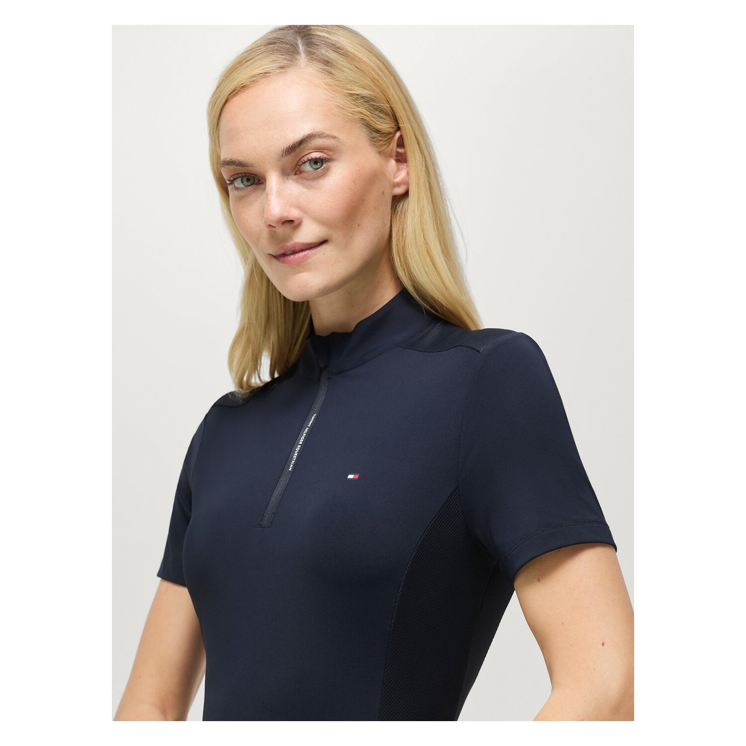 TOMMY HILFIGER EQUESTRIAN Trainingsshirt Palma mit 1/4 Zip &ndash; Ansicht 4